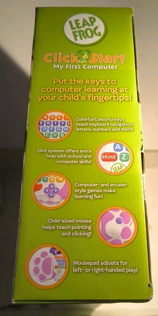 LeapFrog Clickstart My First Computer Wireless Keyboard NEW & SEALED Educational
