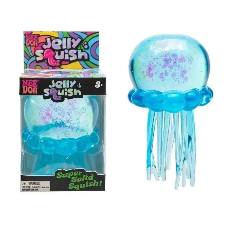Not NeeDoh Jellyfish Jelly Squish Stress Toy Fidget Sensory Squeeze Squishy