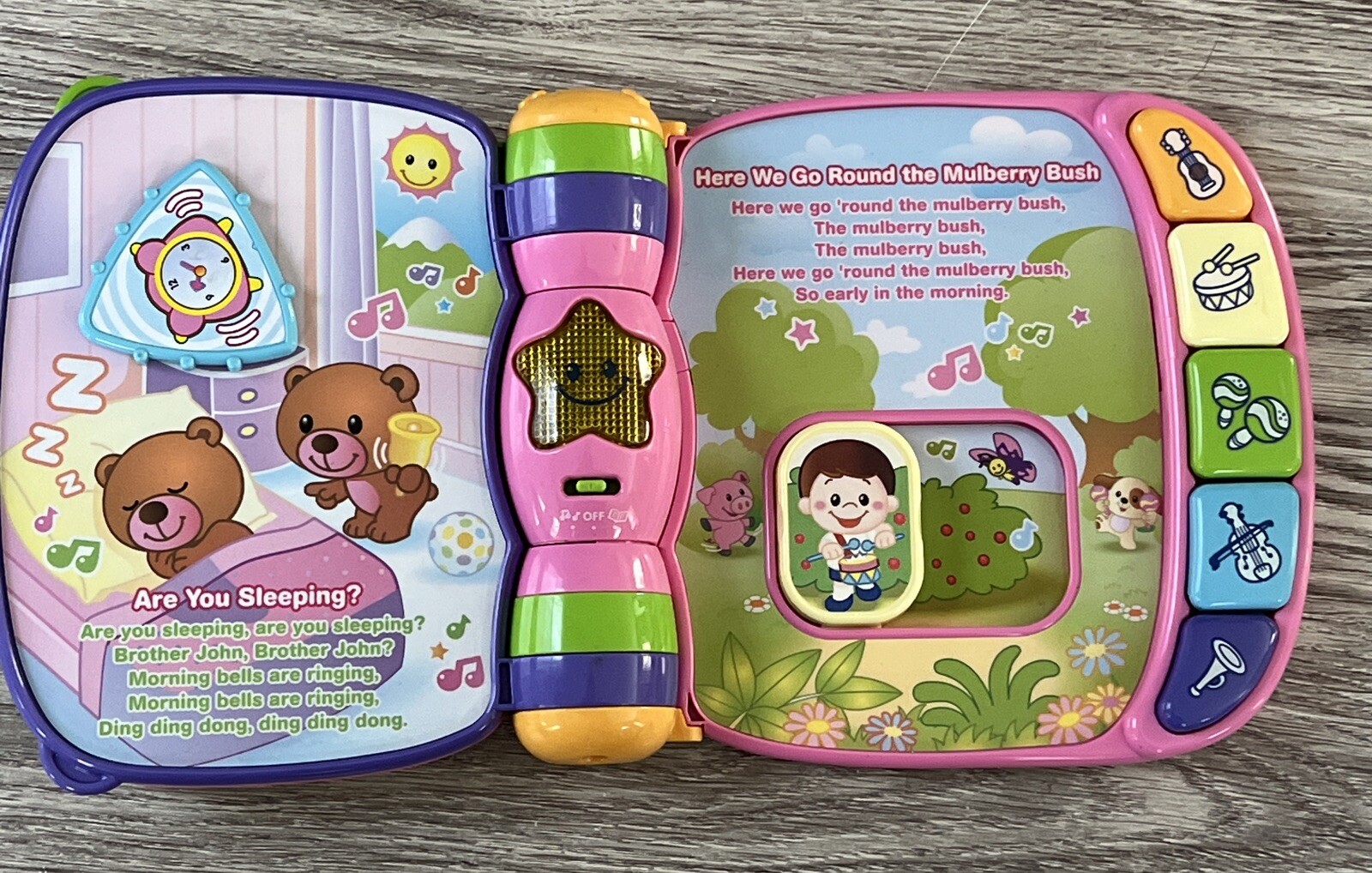 VTech Musical Rhymes Book 6-36 Months – Pink Purple