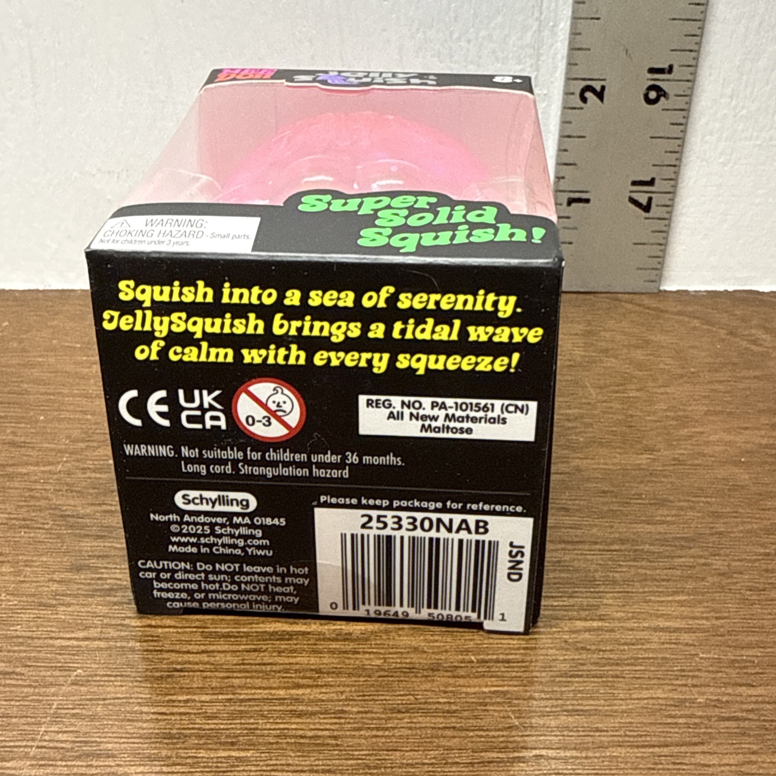 Schylling NeeDoh PINK JELLY SQUISH Sparkle Jellyfish Squishy Nee Doh AUTHENTIC