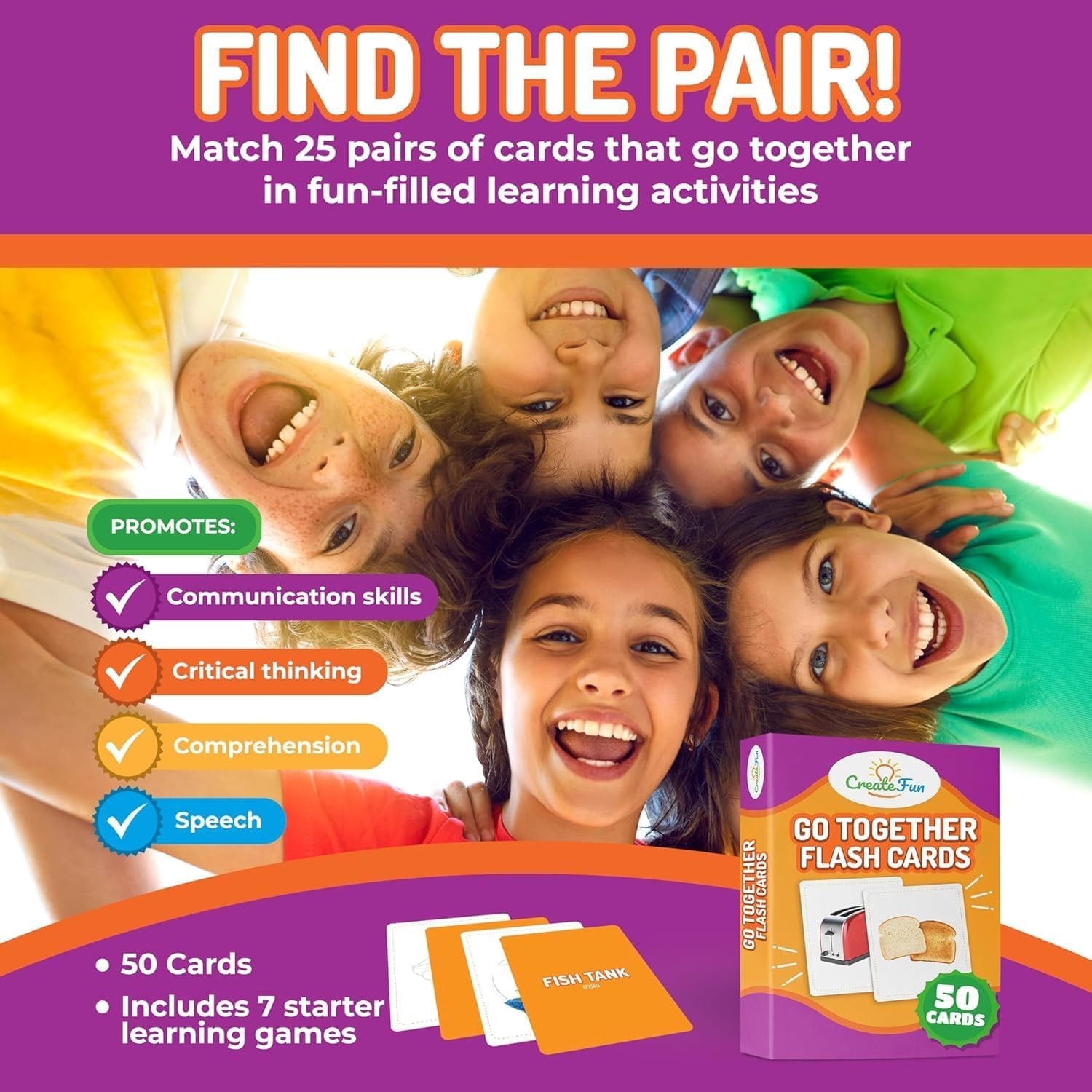 100 Go Together and Opposites Flash Cards Bundle, Matching Educational Photo …