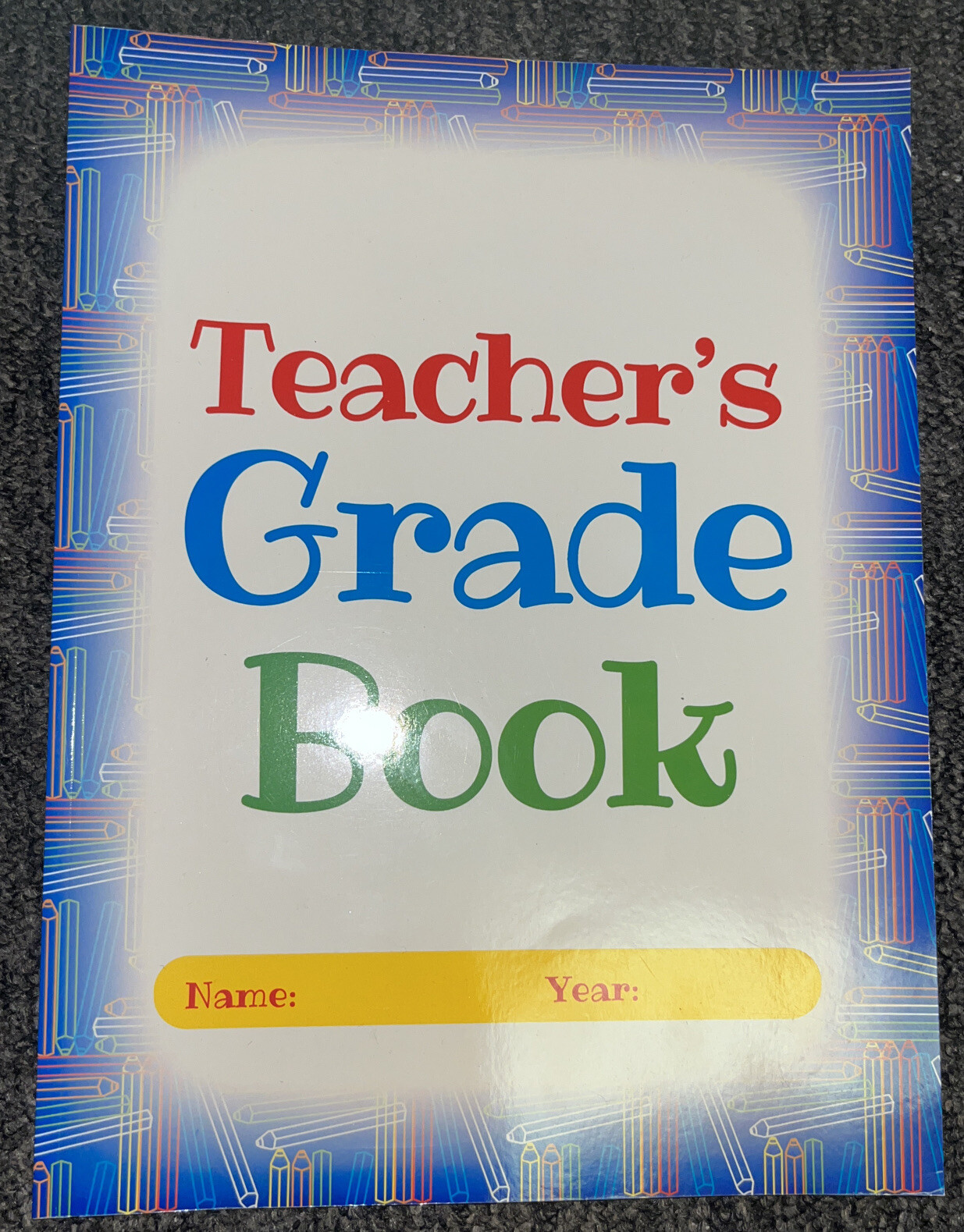 Green Classroom Word Swatter, 4 Classroom Handheld Signs & Teacher’s Grade Book