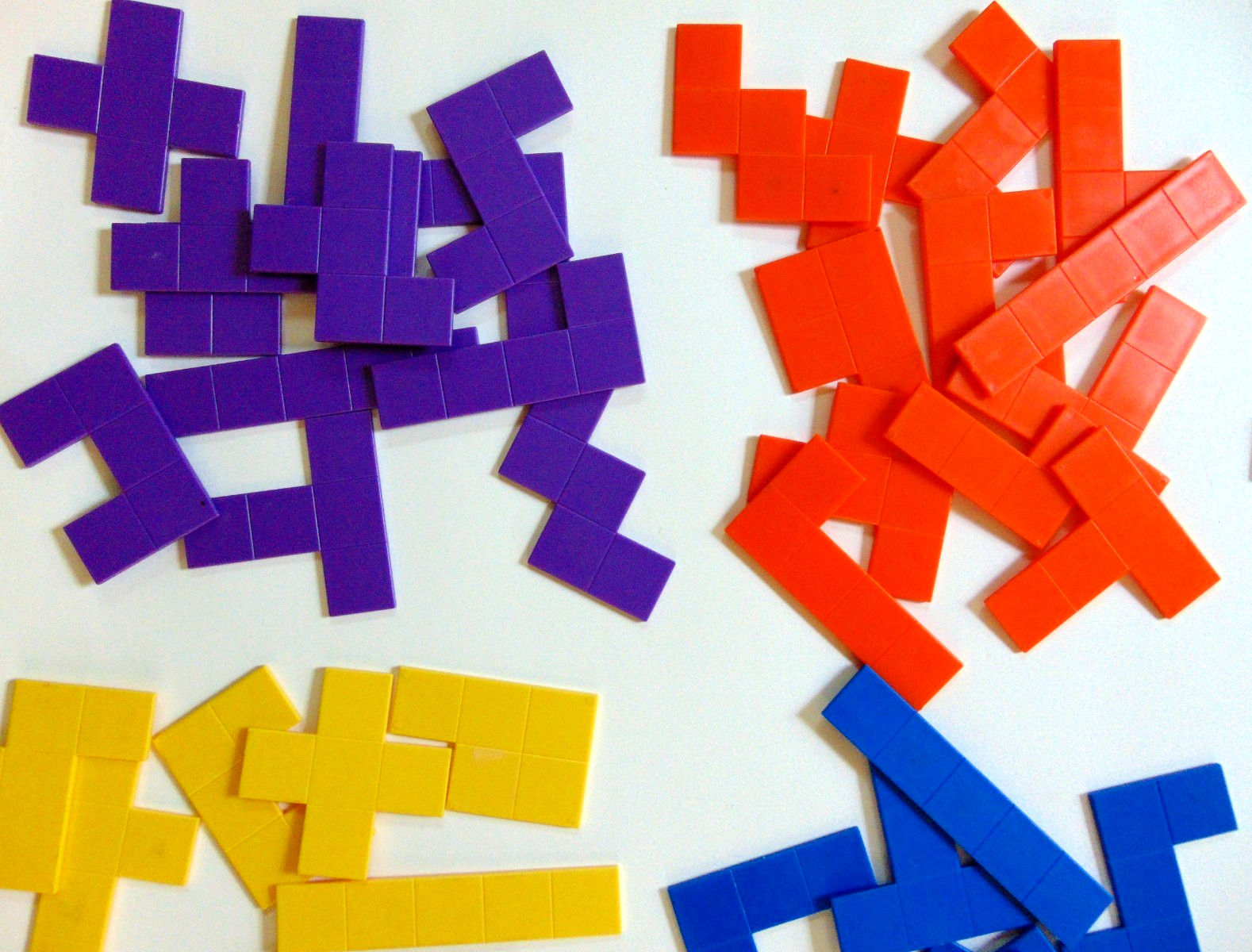 Pentominoes Lot Shapes #7963 Six Colorful Pieces Kids STEM Activity Math D