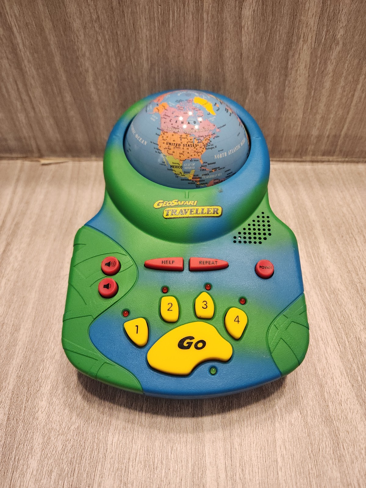 GeoSafari Traveller Educational Insights Geography Game-Battery Operated Works