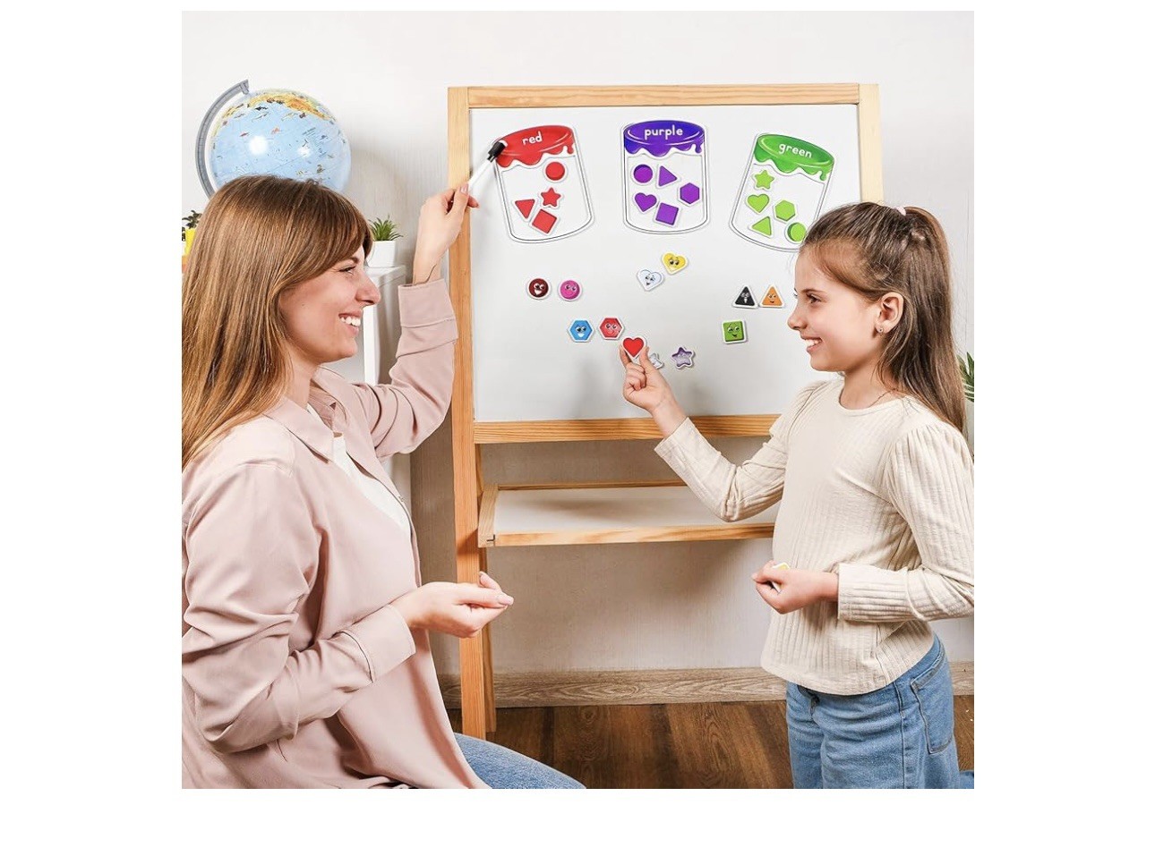 88PCS Magnetic Color Sorting Set Magnetic Shapes & Learning for Kids & Toddlers