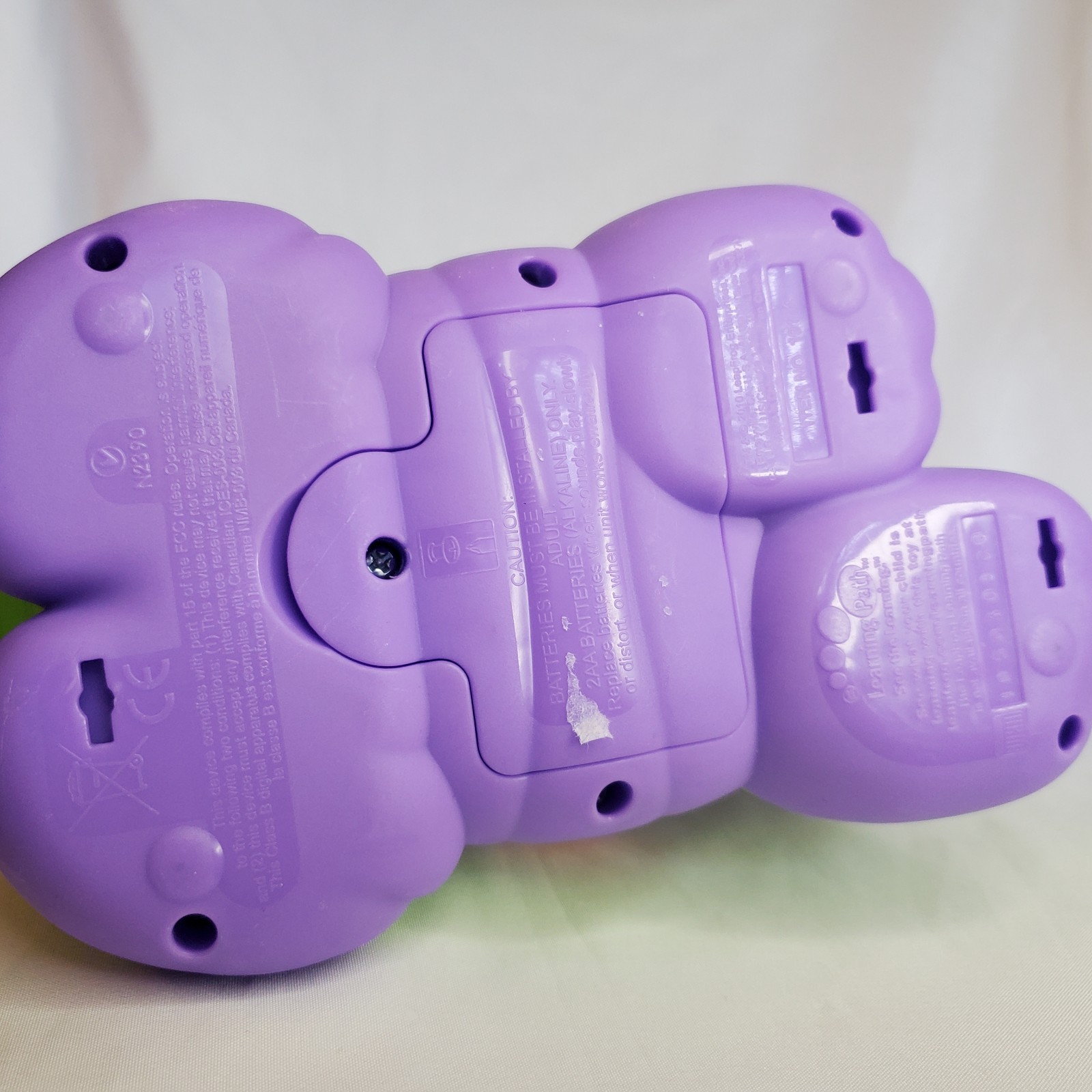 Leap Frog Learning Dinosaur LETTERSAURUS Leapfrog Purple ABCs Music Color Tested