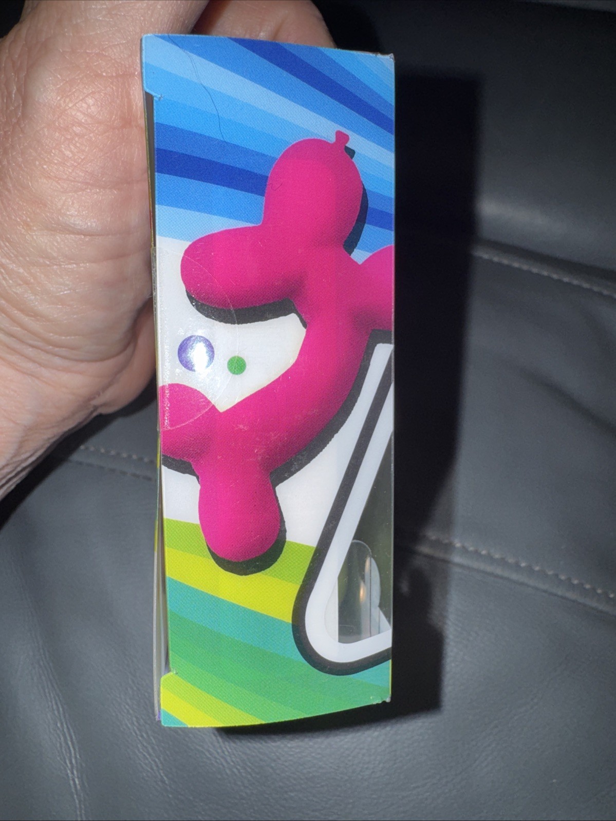 🔥JA-RU Irre-Squish-tible Balloon Dog GLOW Green Crunchy Sand Squishy HTF!