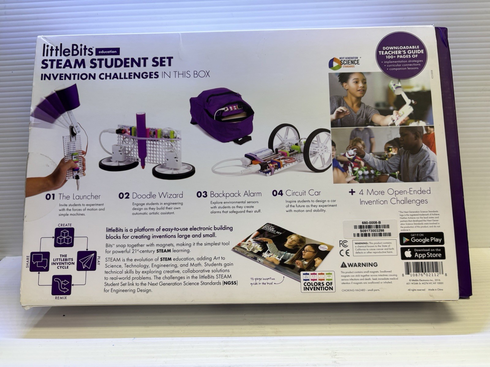 littleBits 680-0008 Steam Student Set