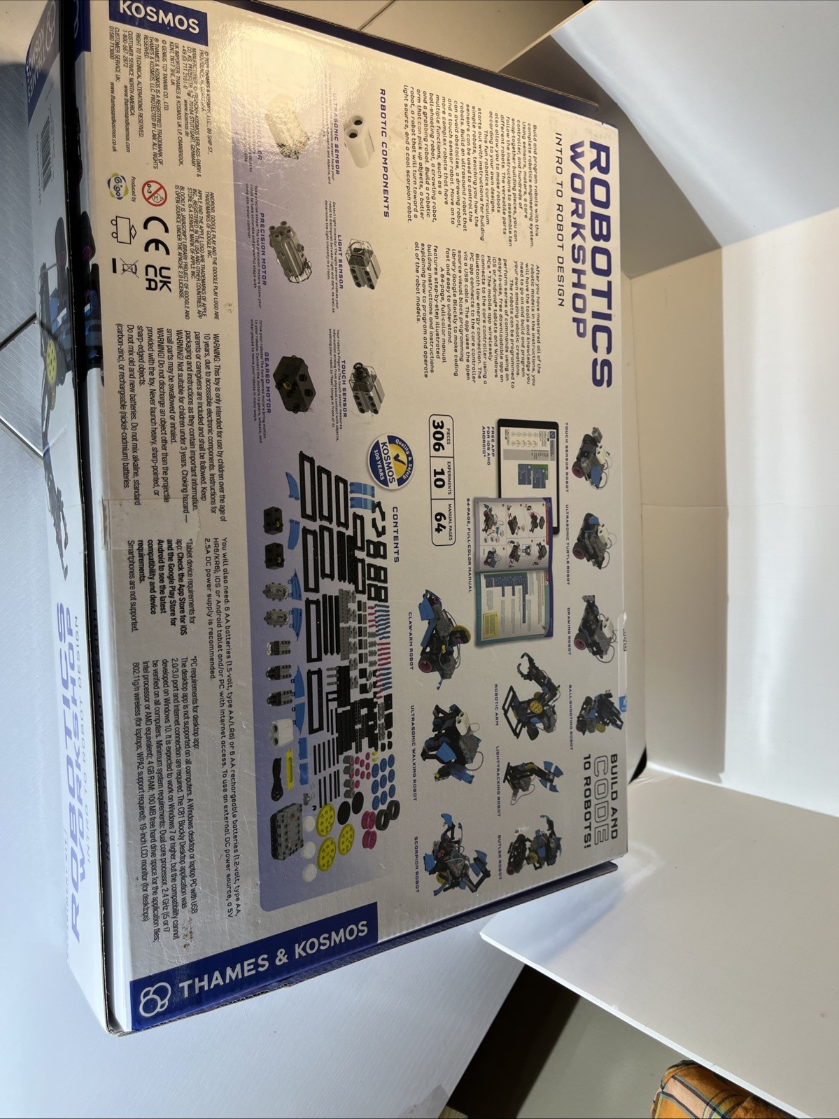 Thames & Kosmos Robotic Workshop Creative STEM Educational Robot Kit Used