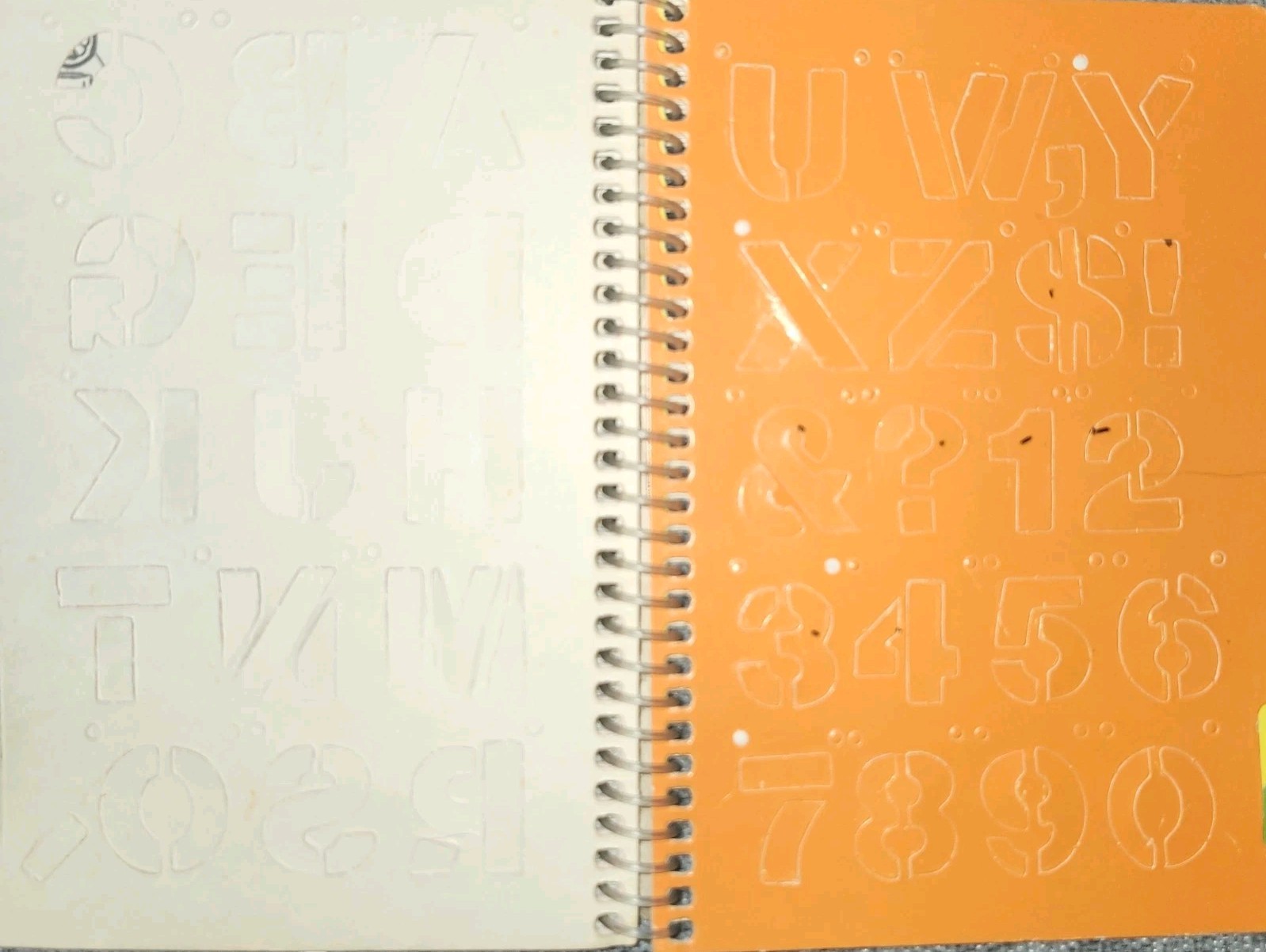 Vintage 1984 Spindex “Grade School Tools” Ages 6 & Up – Stickers Stencils Games