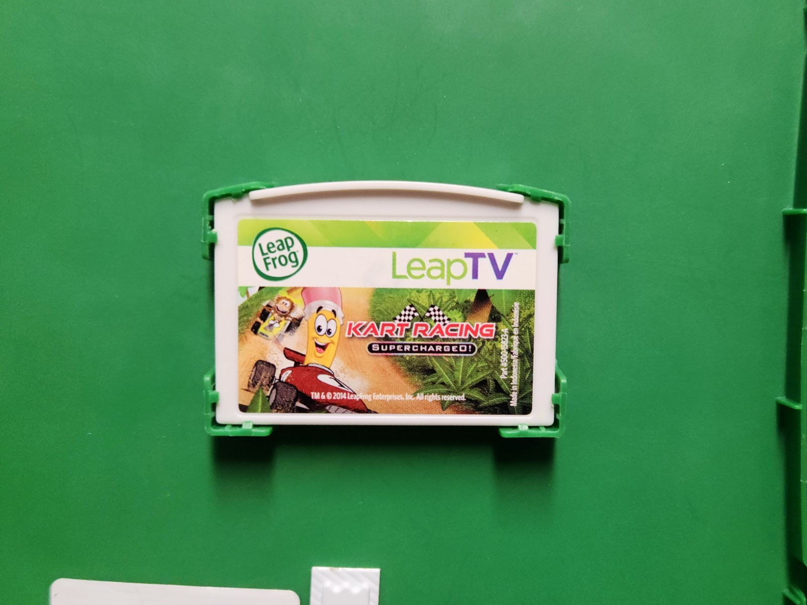 Lot of 4 LeapFrog LeapTV Games – Spider Man, Sports,Dance & Learn, Kart Racing