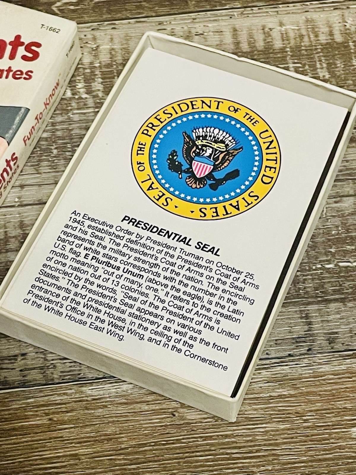 Presidents of the United States Fun-To-Know Flash Cards 1992 by Trend T-1662