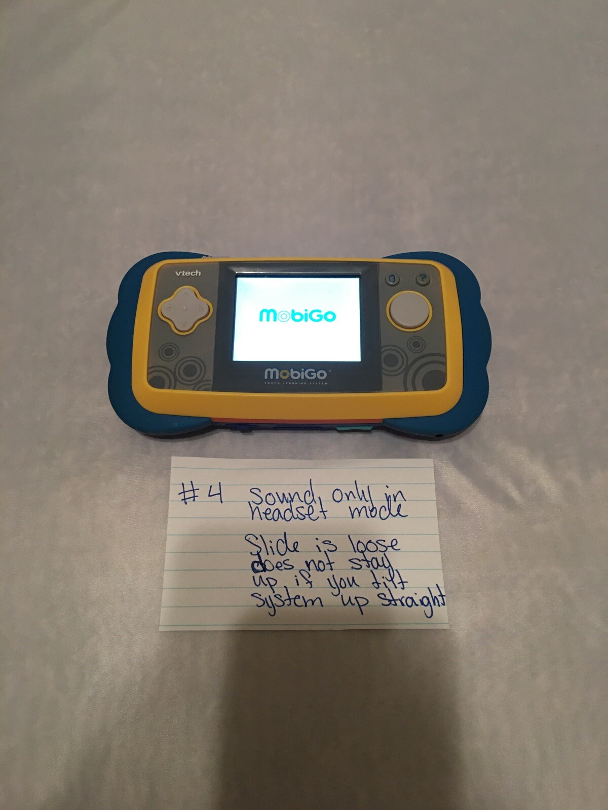 VTech MobiGo Touch Learning System Youth Educational #4 READ important