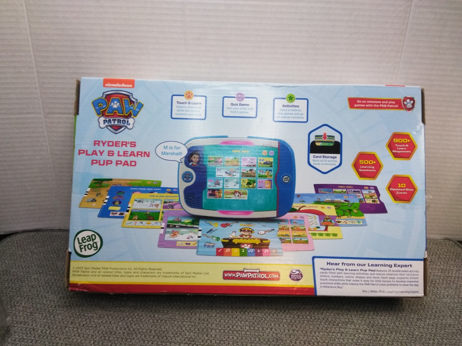 NEW VTECH Leap Frog NICKELODEON PAW Patrol Ryder’s Play and Learn Pup Pad