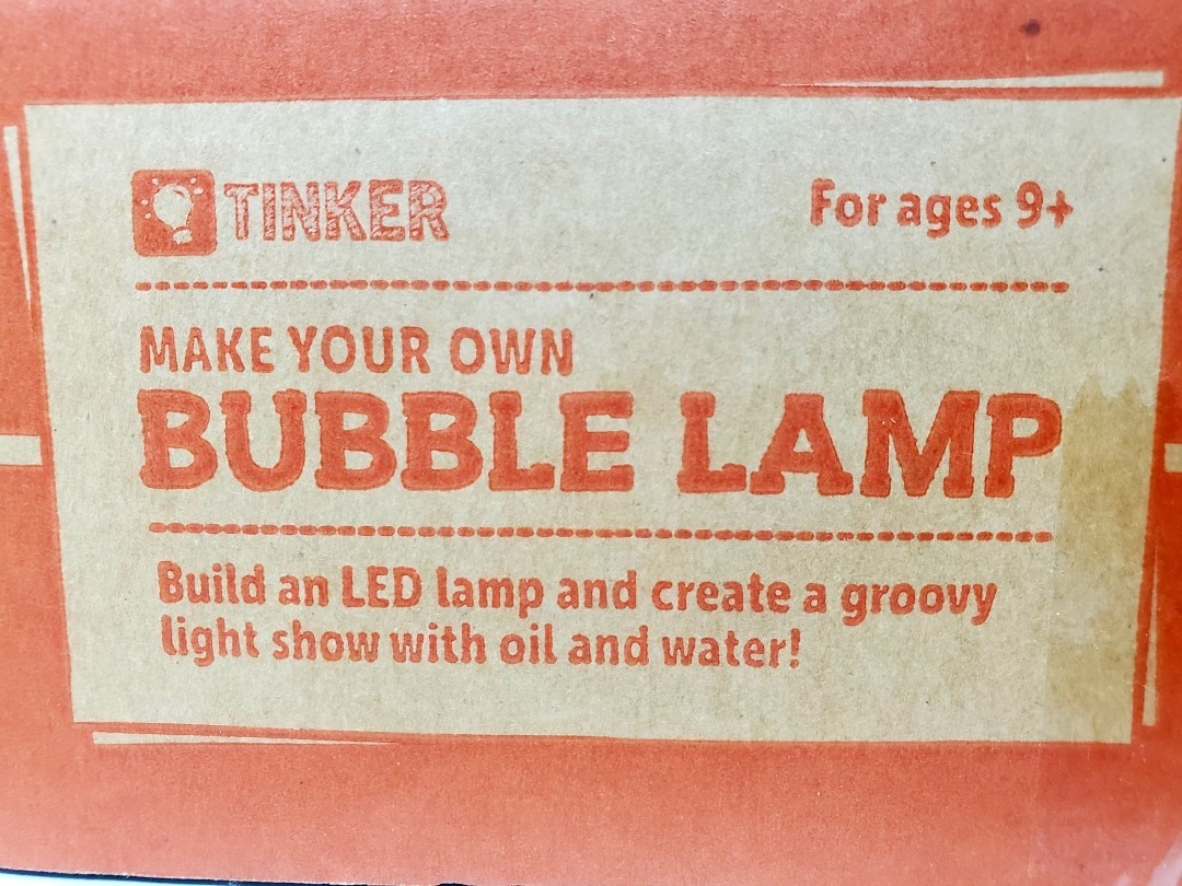 KiwiCo Bubble Lamp – Kiwi Tinker Crate – STEM Kit – Ages 9+ – Build an LED Lamp