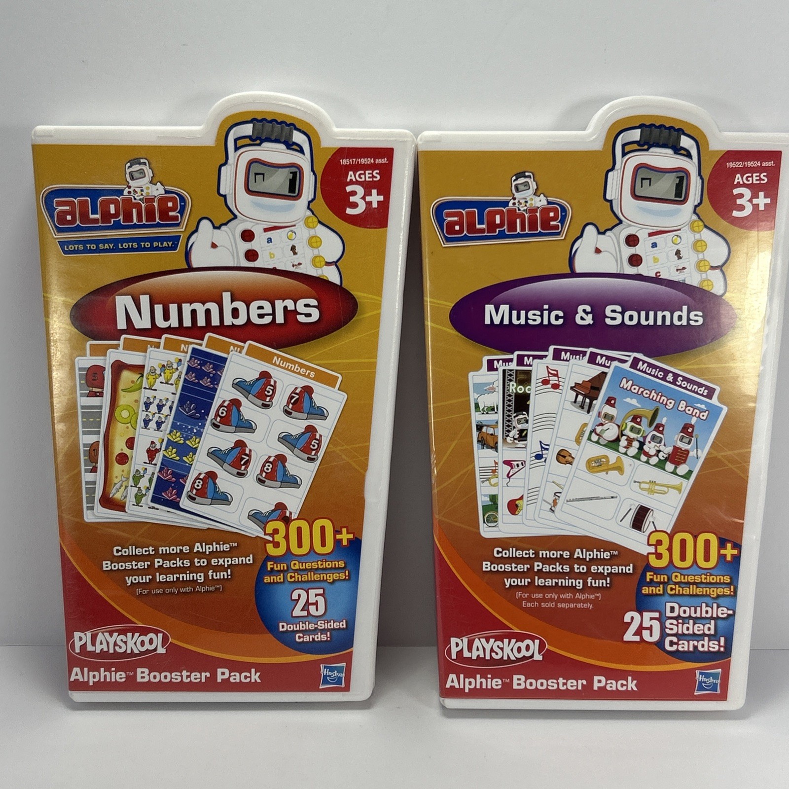 Hasbro PLAYSKOOL Alphie + Booster Packs – Numbers + Music & Sounds