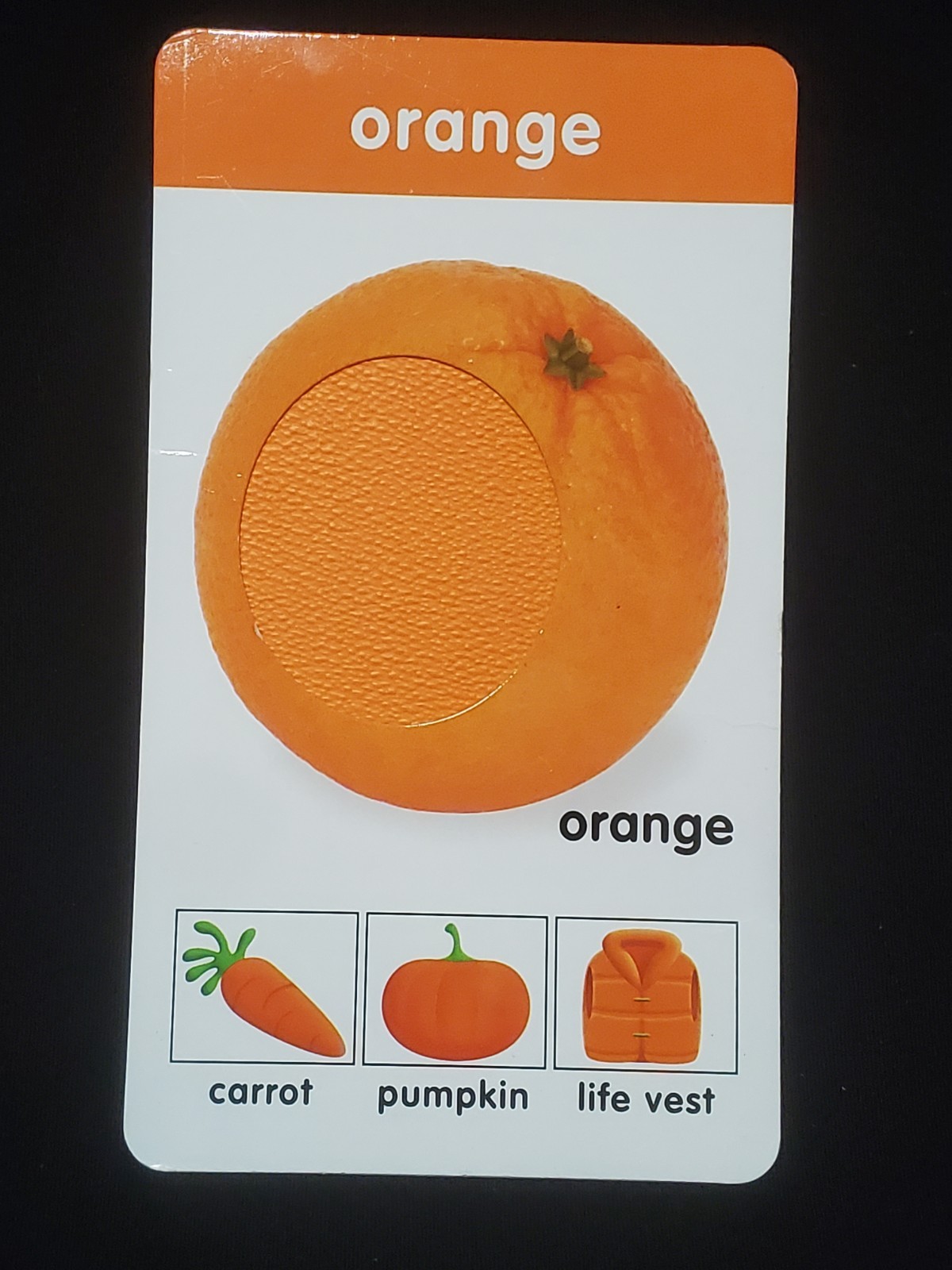 Scholastic Hands on Learning Touch & Feel Color and Shapes Flashcards