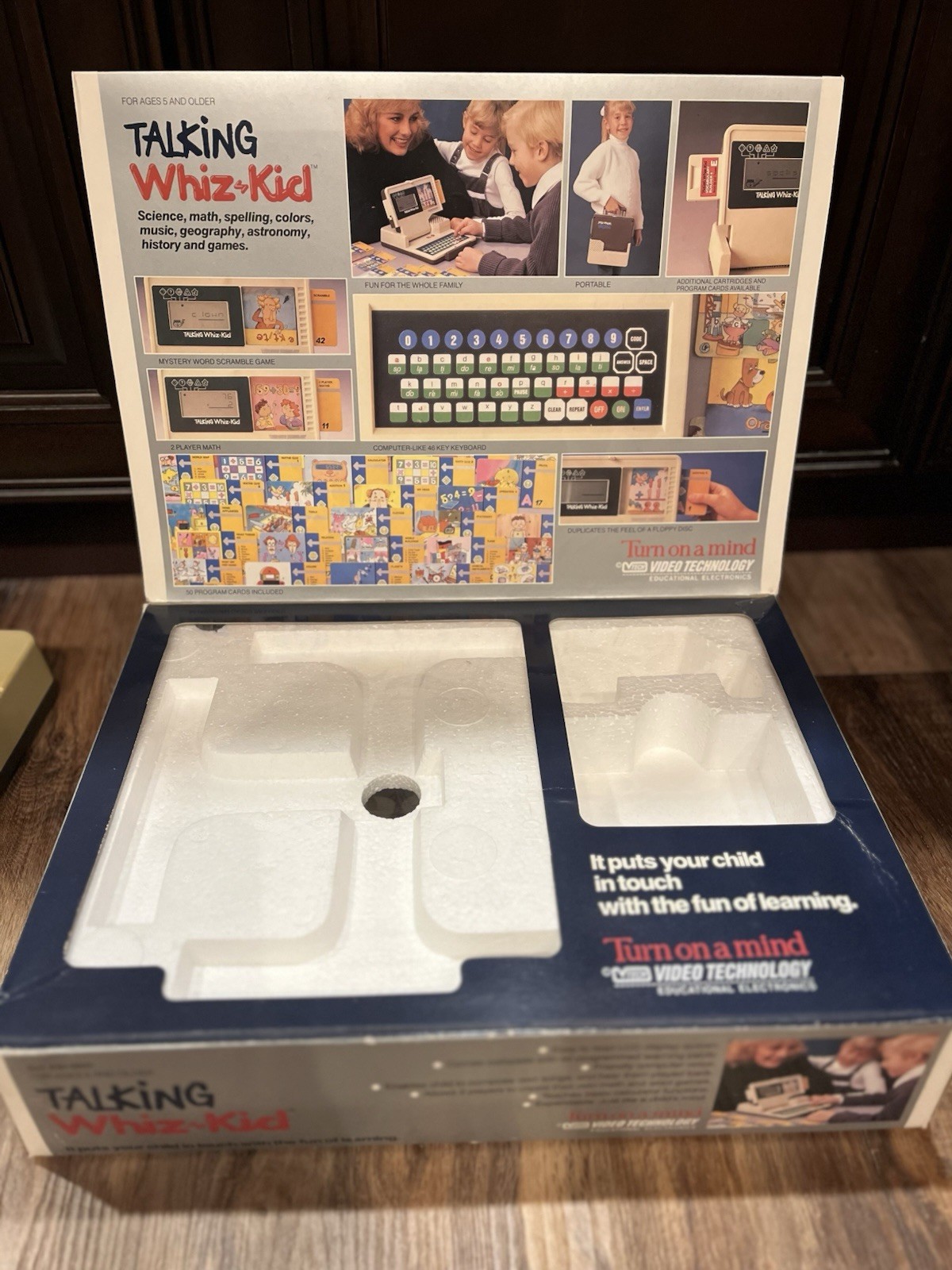 Vintage 1987 VTech Talking Whiz-Kid Computer Lot – TESTED 3 Vocabulary Cards