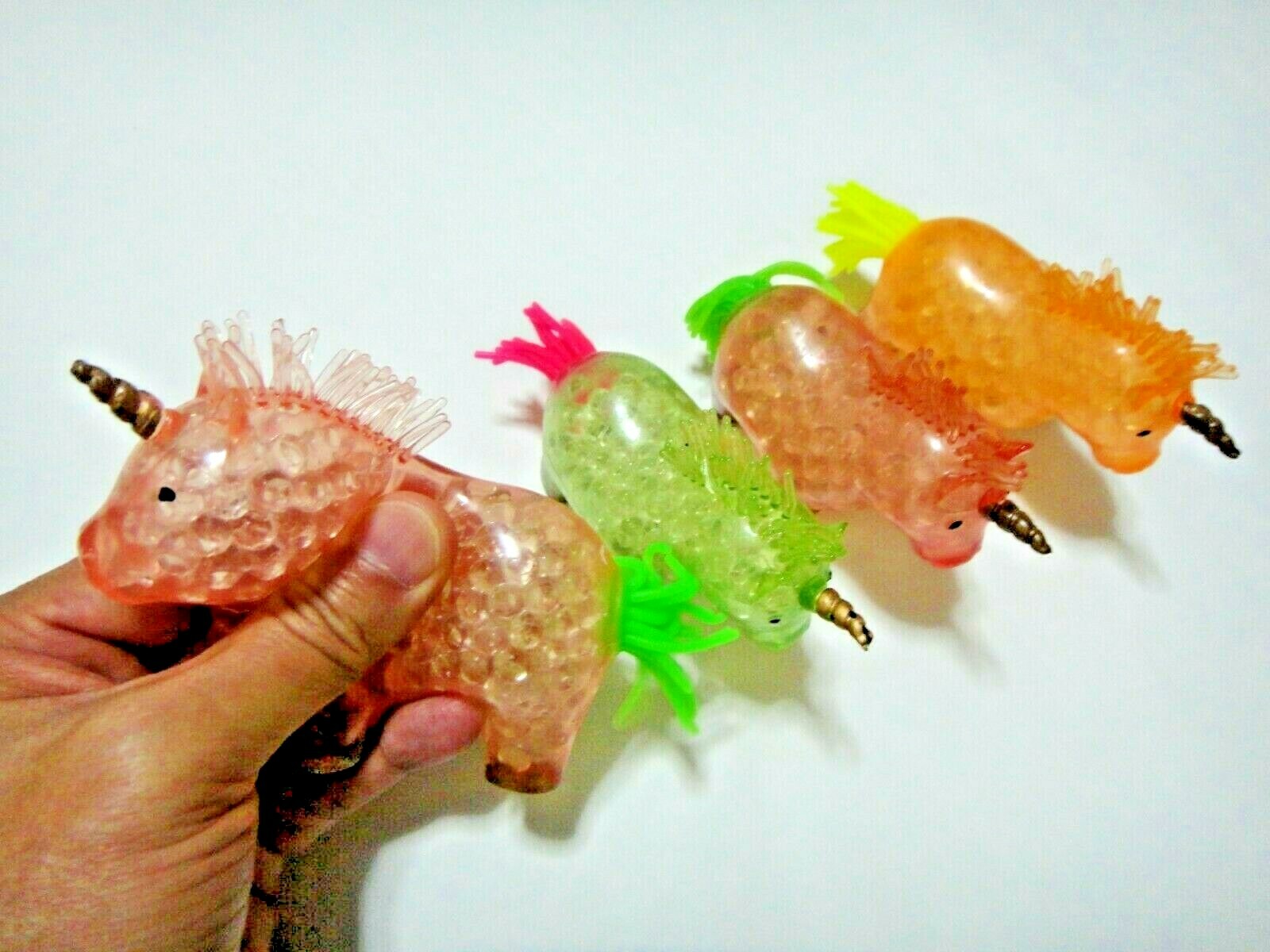 12 Pcs Squishy Mesh sensory stress reliever toy autism squeeze anxiety Uncorn