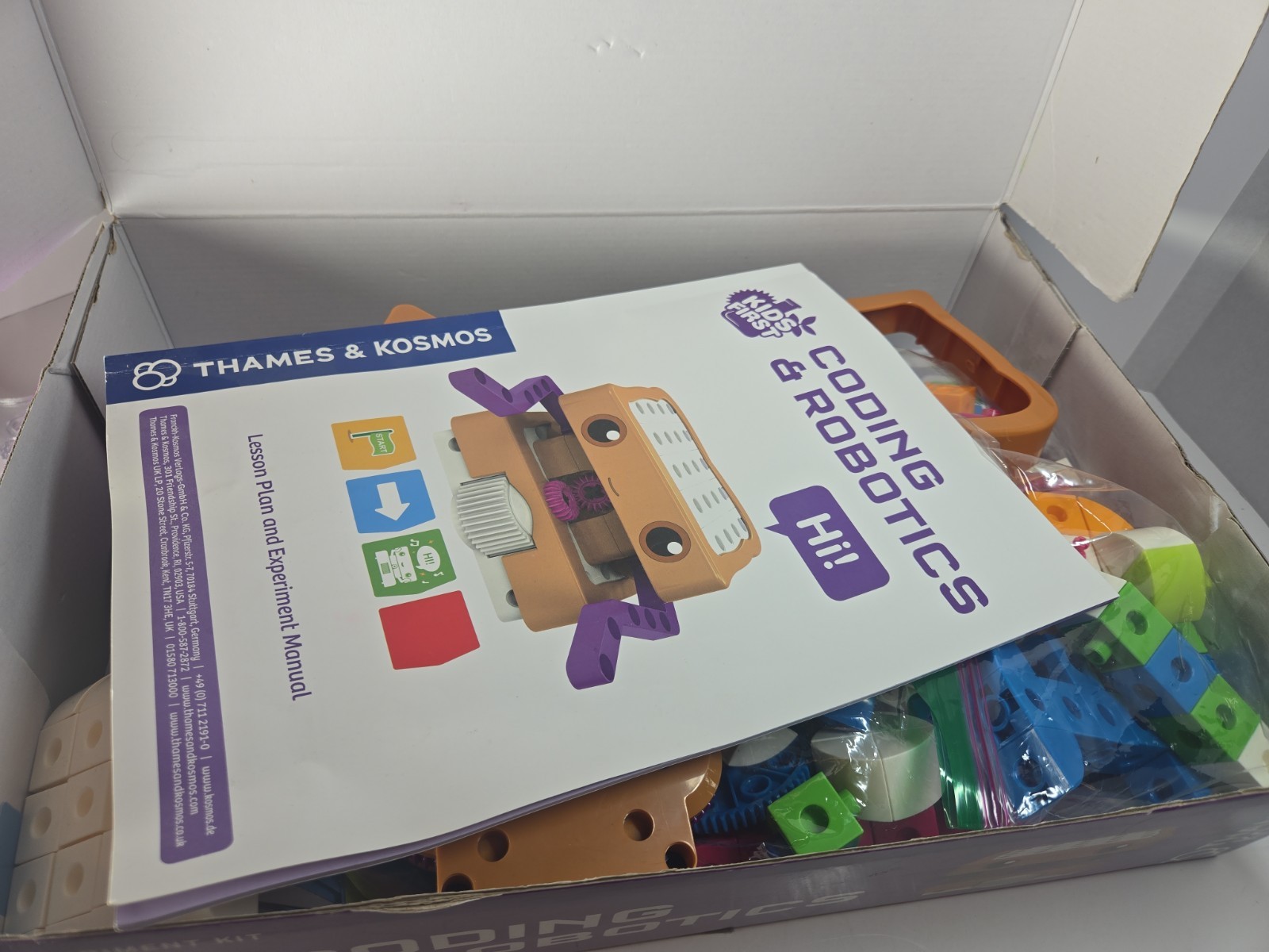 Thames & Kosmos Kids First Coding & Robotics 417 Pieces, 30 experiments Complete