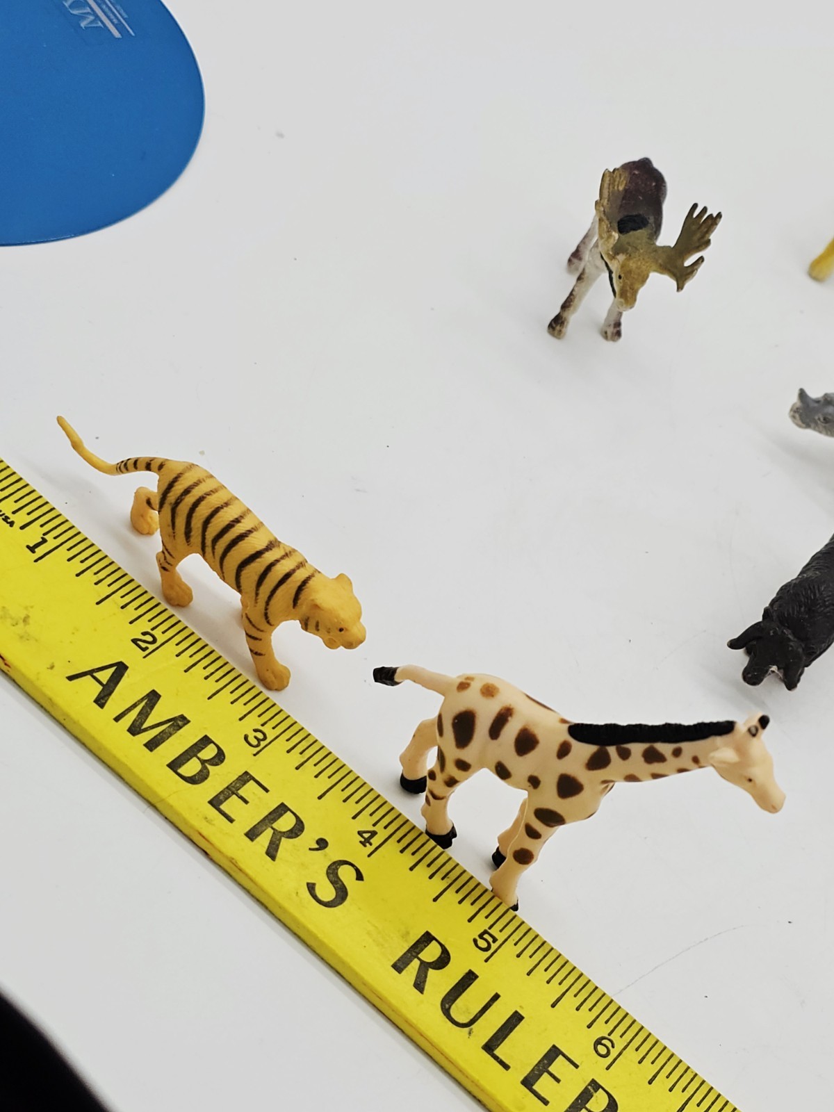 Large Lot of 36 Small 2″ Jungle Wild Farm Animals Plastic Toy Figures Pretend