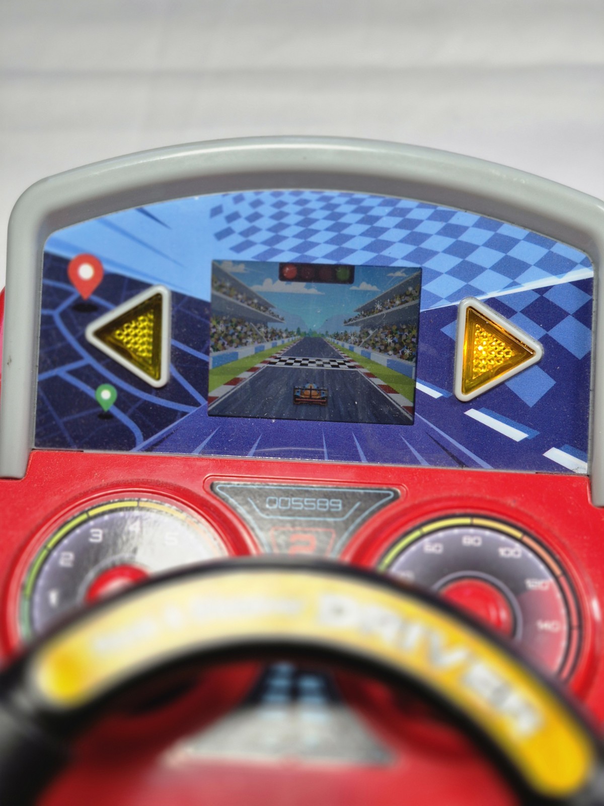 Vtech Race & Discover Driver Educational Toy Interactive Driving Games Working