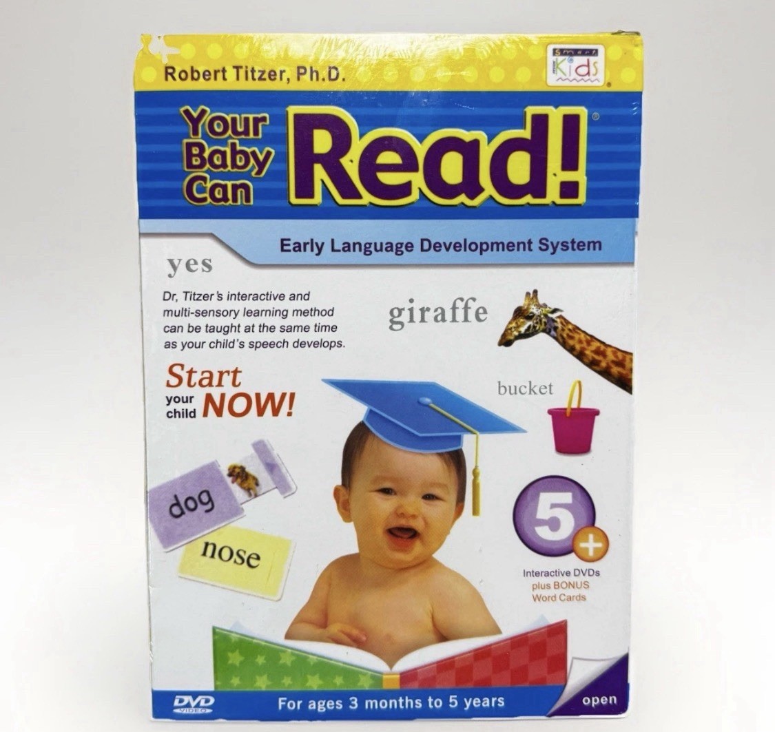 Your Baby Can Read special edition Early Language Development 5 DVDs Word Cards