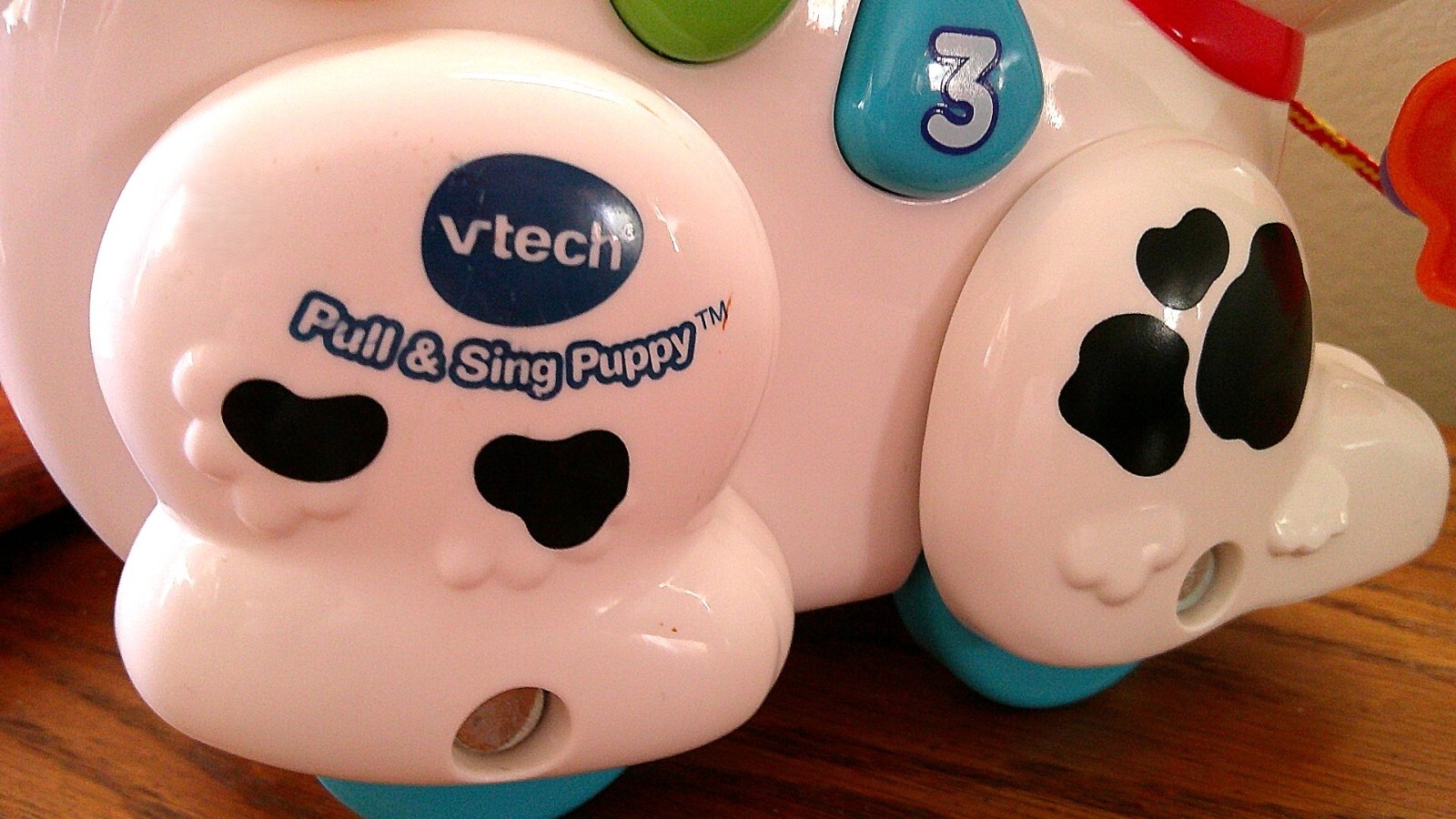 2016, VTech Interactive/Educational Pull & Sing Puppy, Music/Lights/Sound! EUC