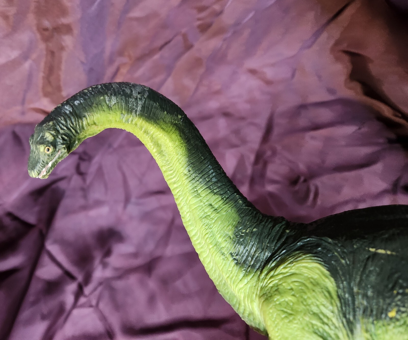 1988 Carnegie Collection Safari Ltd Apatosaurus Vintage Educational 17″ Hard PVC
