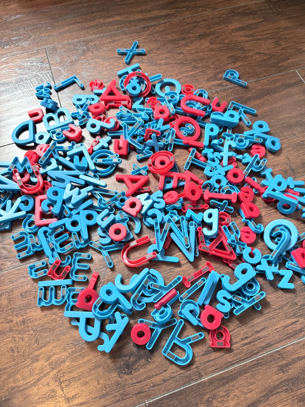EZ Read color coded Magnetic Letters plastic red blue phonics school montessori