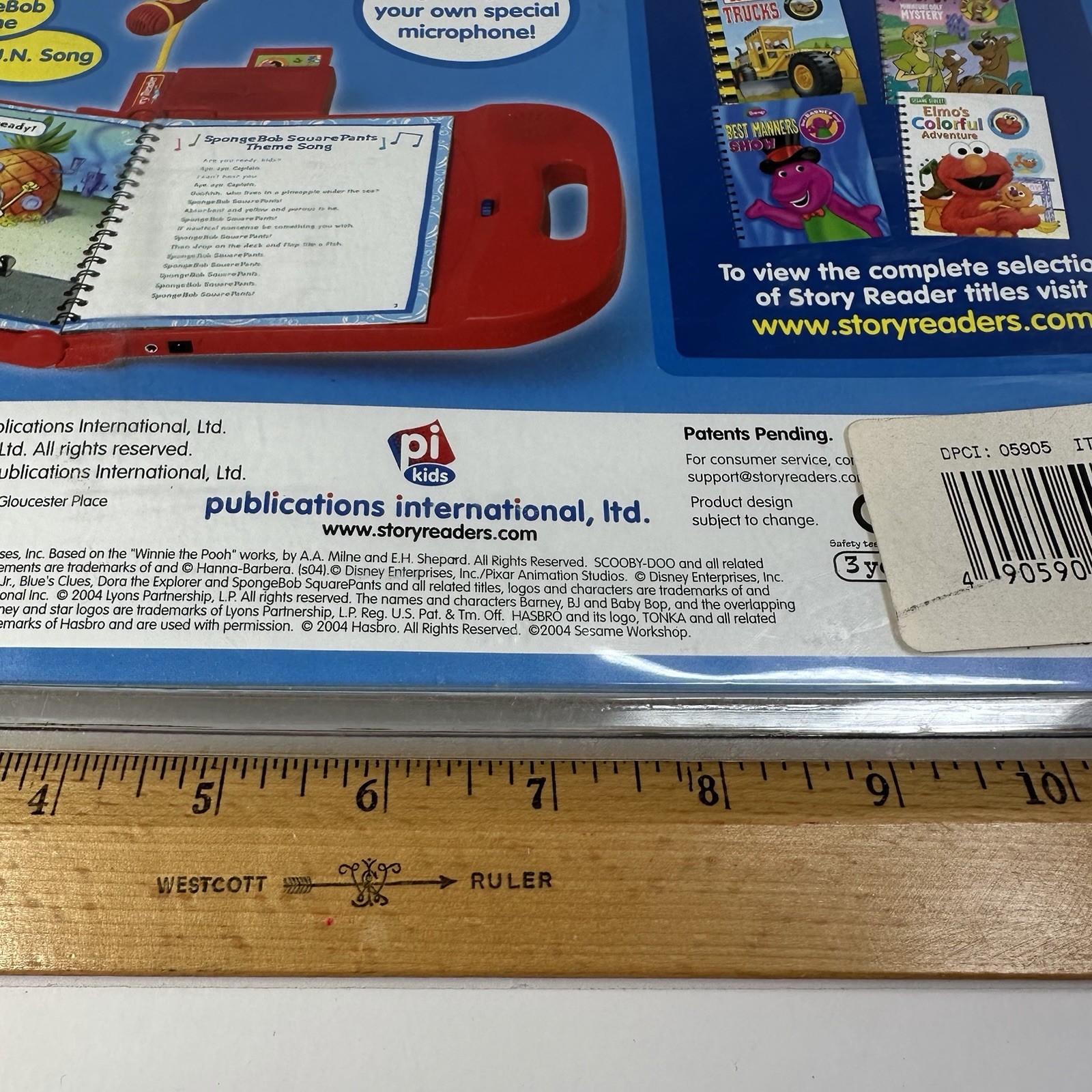 Y2K SpongeBob Dora The Explorer Story Reader 2 Songbooks and Microphone Set NEW