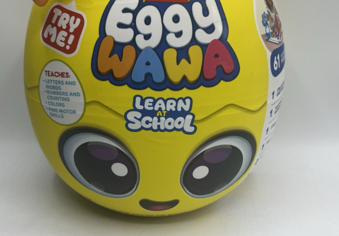 2024 Eggy Wawa Learn At School 61 Surprises Interactive Learn Letters & More