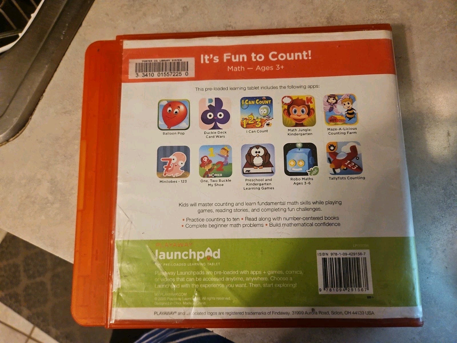 Playaway Launchpad STEAM Student Tablet Ages 3 + Learning Device