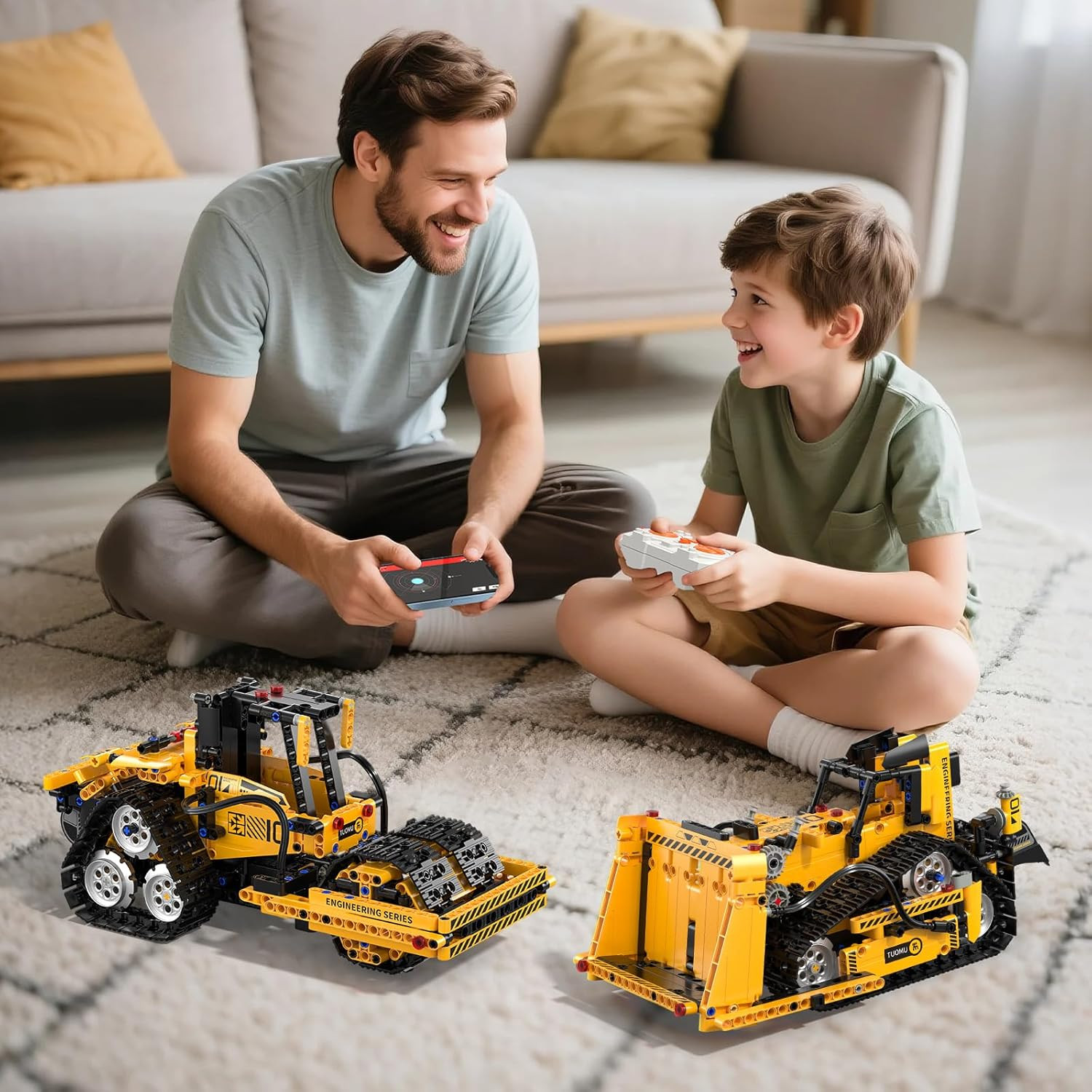 5 in 1 Building Toys STEM Robotics Kit for Kids 6-14, Remote & APP Controlled