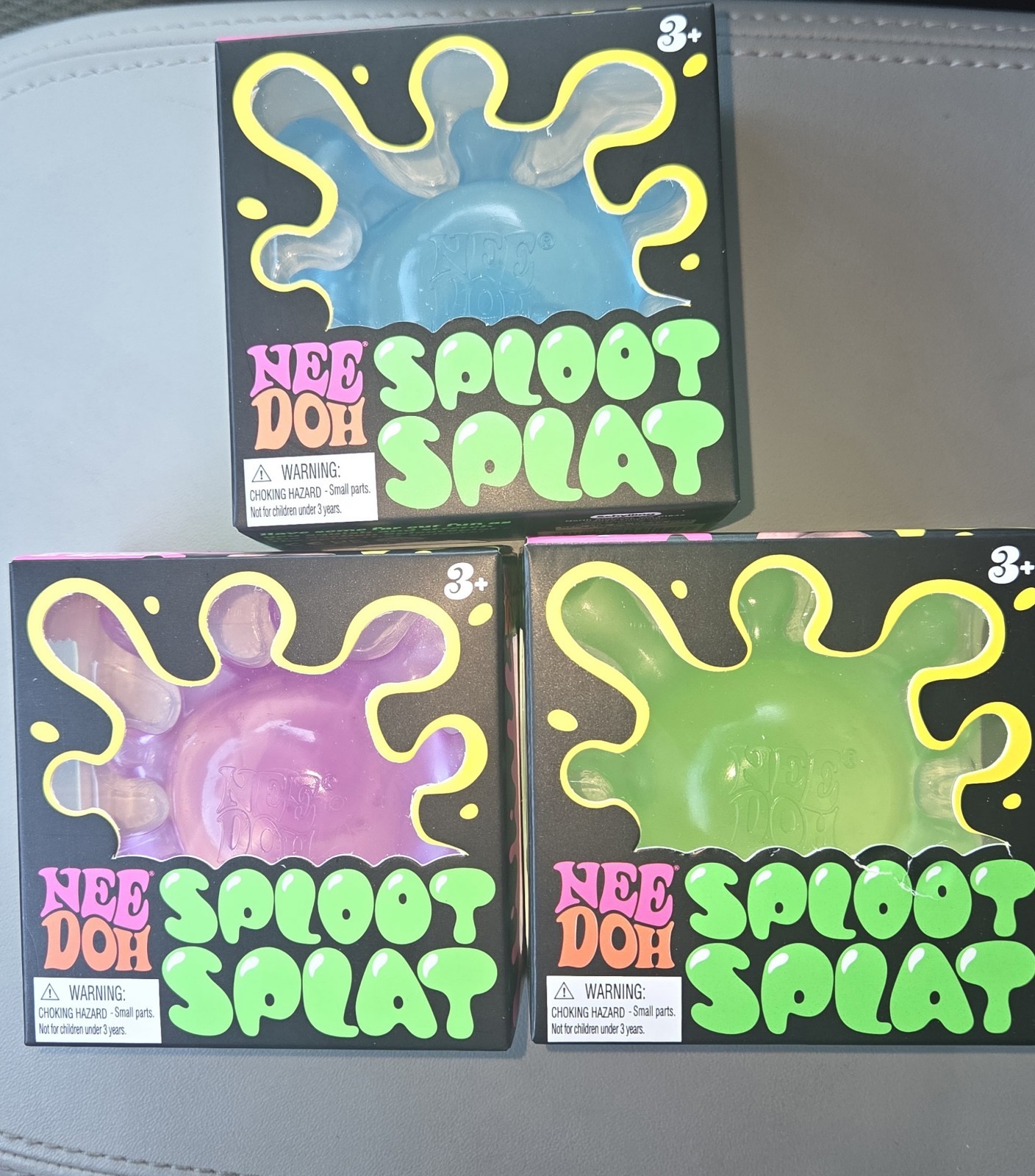 Needoh Sploot Splat Viral Squish Squeeze Toy Colors Vary