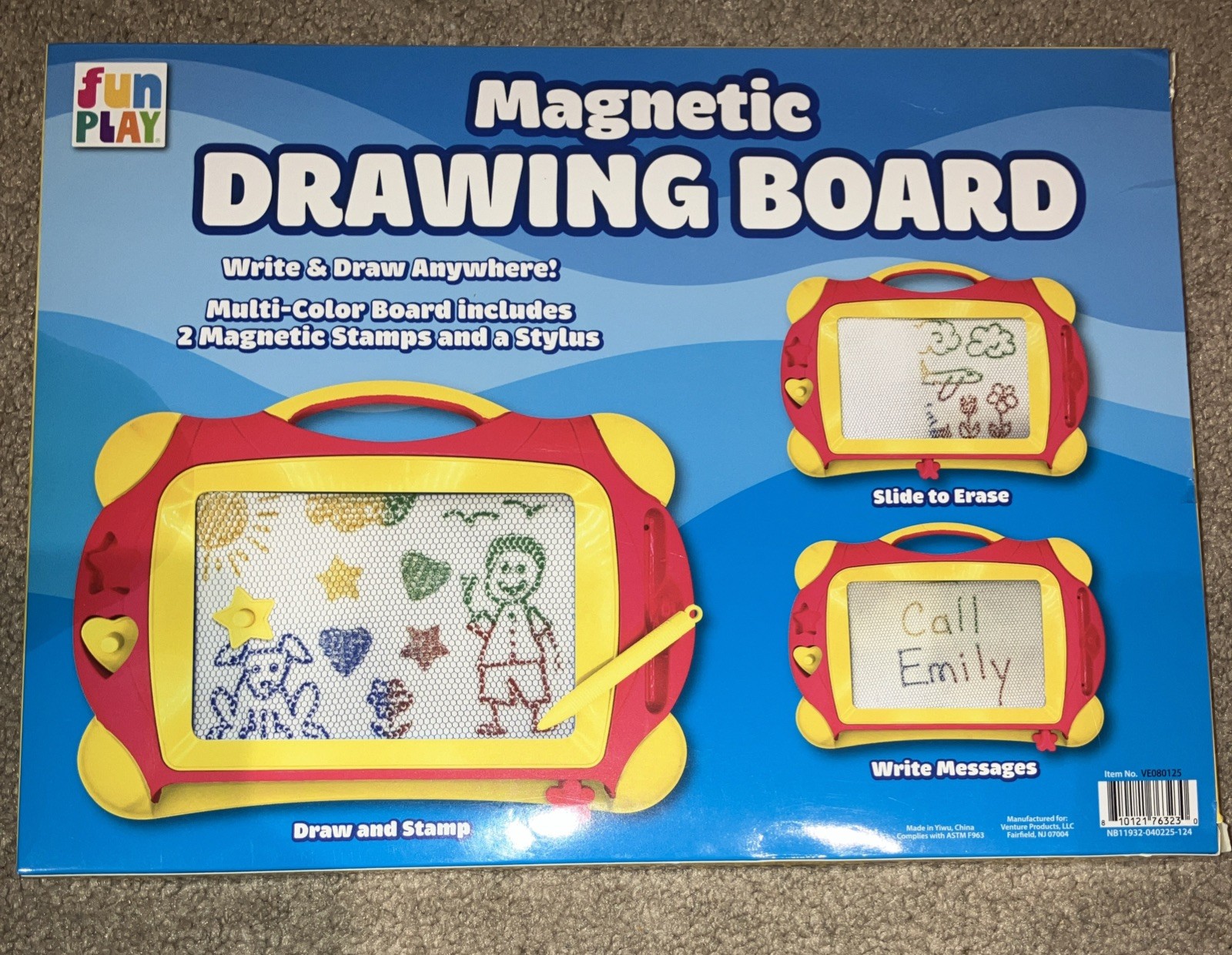 Magnetic Drawing Board for Kids – Multi-Color Screen – Fun Play
