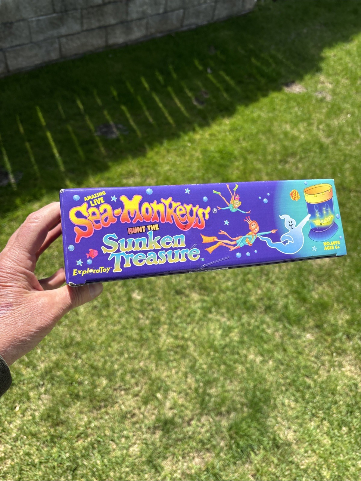 Amazing Live Sea-Monkeys SUNKEN TREASURE Tank Aquarium NEW RARE VTG 1998