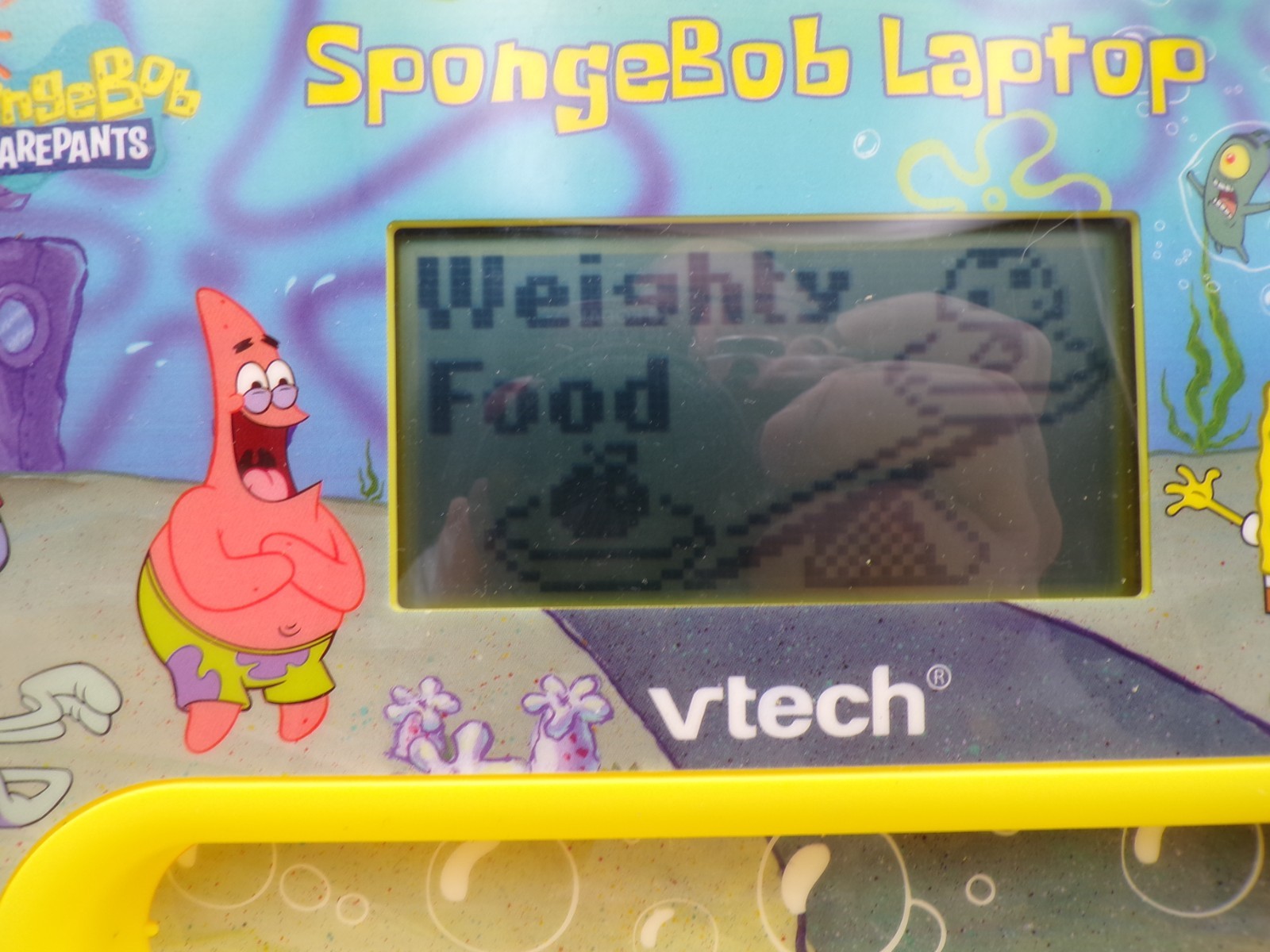 VTech SpongeBob SquarePants Electronic Learning Laptop Educational Toy Working