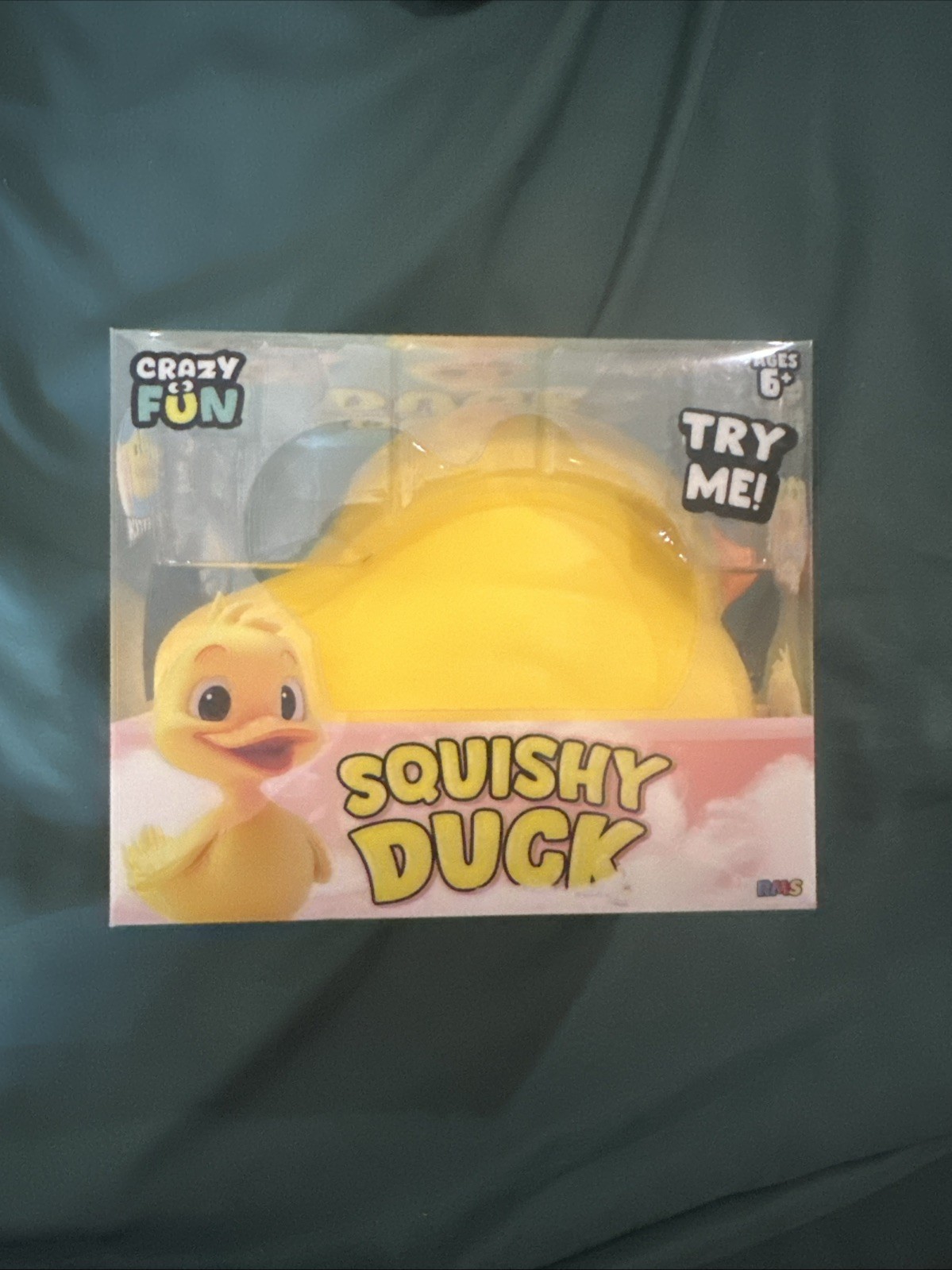 RMS Crazy Fun Squishy Duck Yellow Stretchy Squishy Toy 🔥Like Needoh