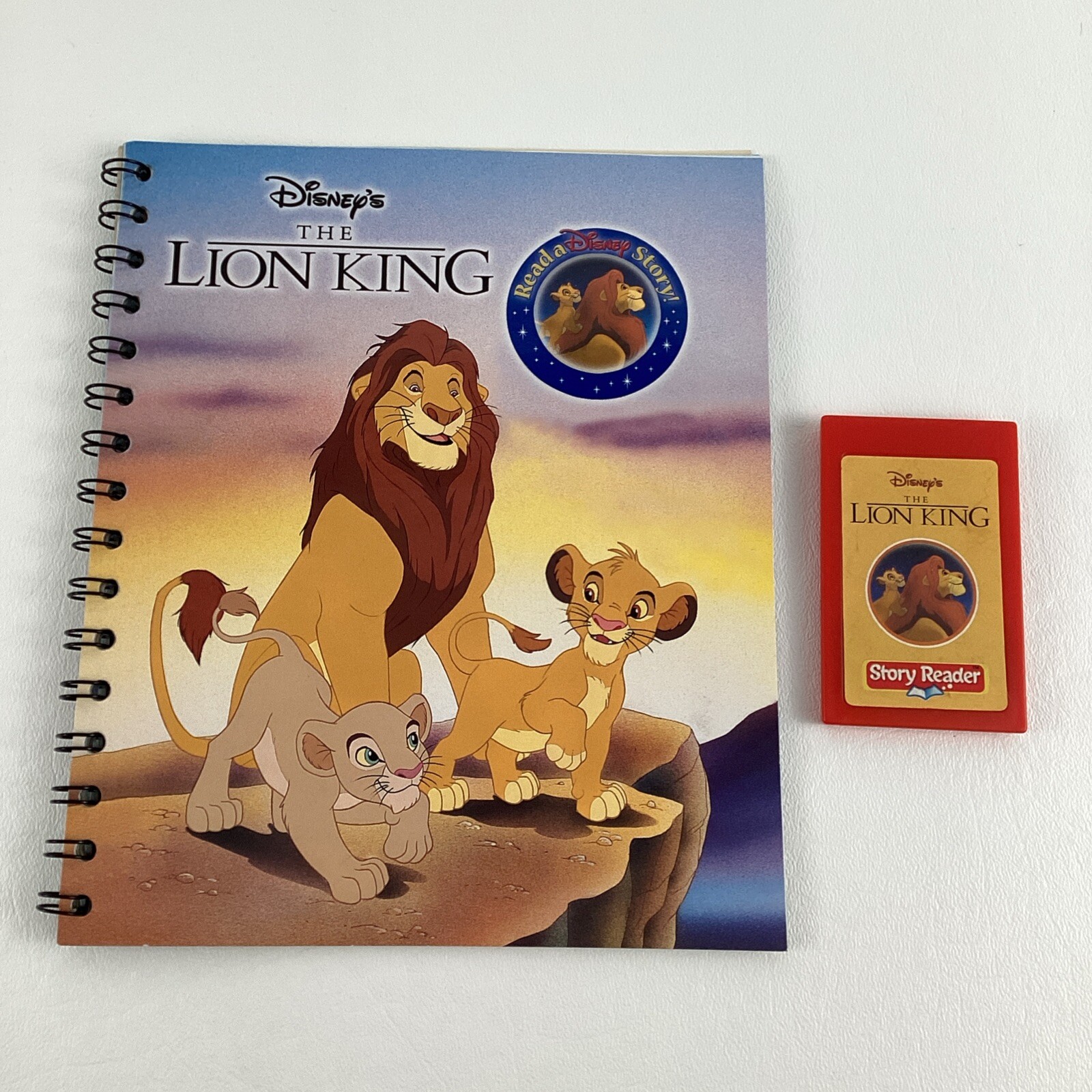 Disney The Lion King Spiral Story Reader Book Cartridge PI Vintage 2003 Simba