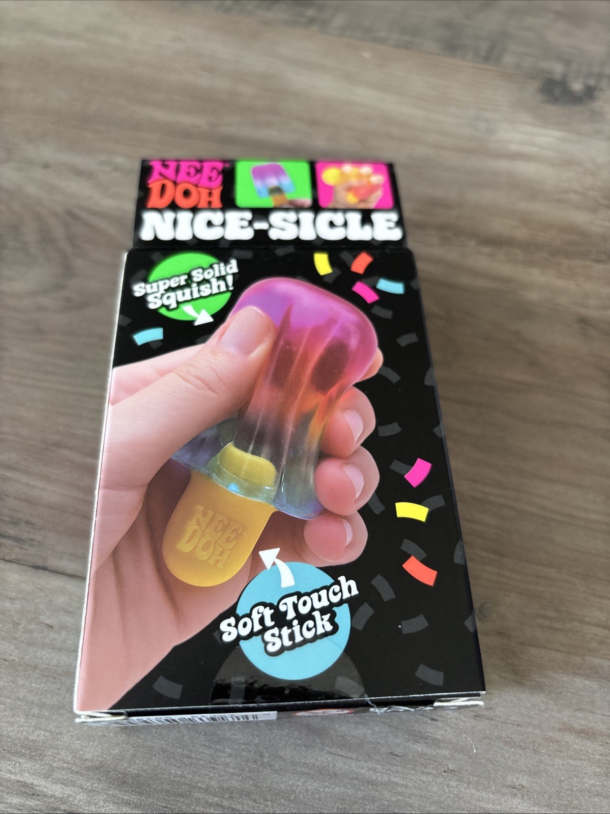 Nee Doh Nice-sicle Pink And Yellow Multi Color Hard To Find