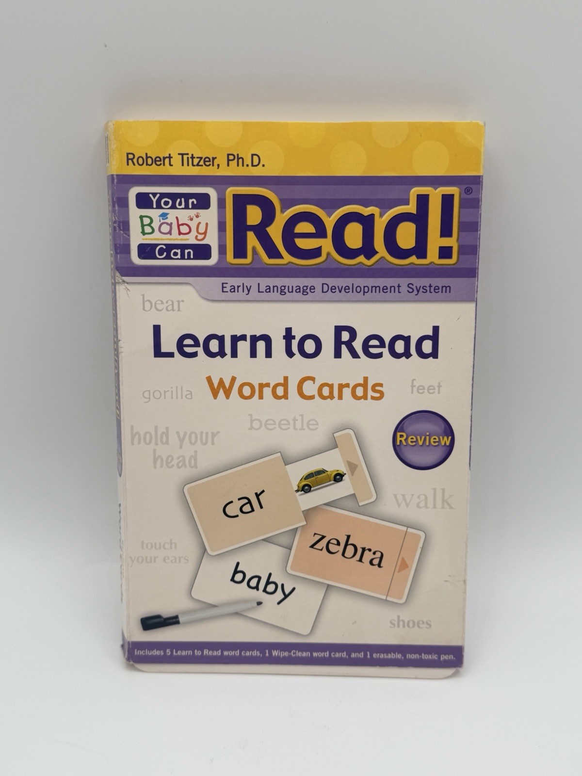 Your Baby Can Read Learn Set / DVDs Books Cards Bundle Lot of 16