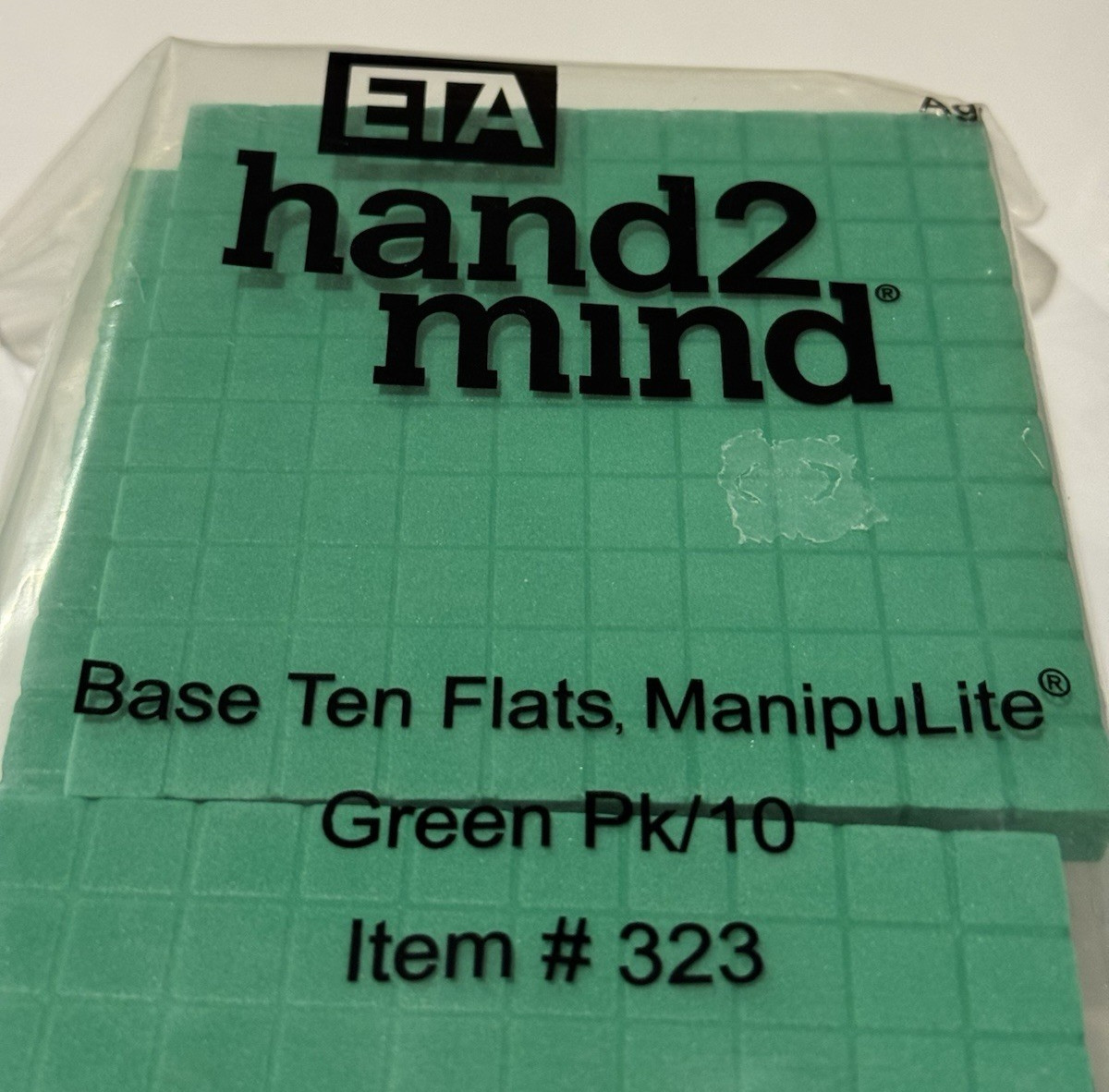 ETA Hand 2 Mind Base Ten Green PK/10 Item 323 STEM Math Teaching 5+ UNUSED READ