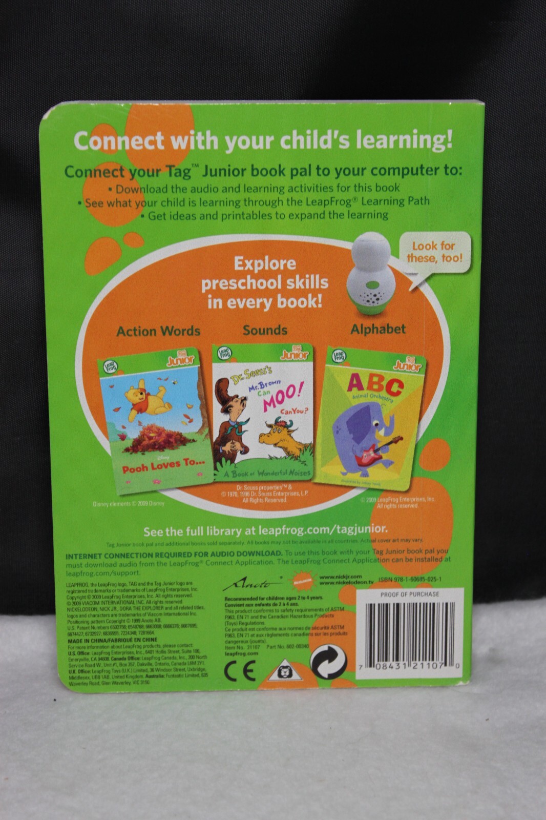 Leap Frog Tag Junior Lot of 3 Books The Backyardagins 123 Dora & If I were