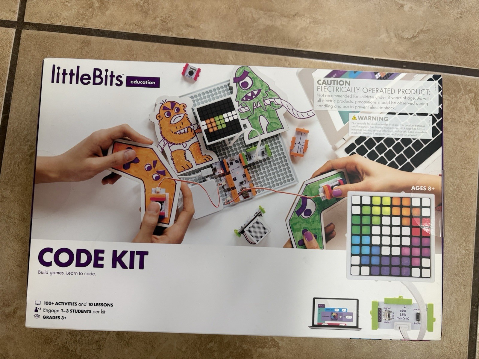 LittleBits Education Code Kit (New) Build games learn code 1-3 students Grade 3+