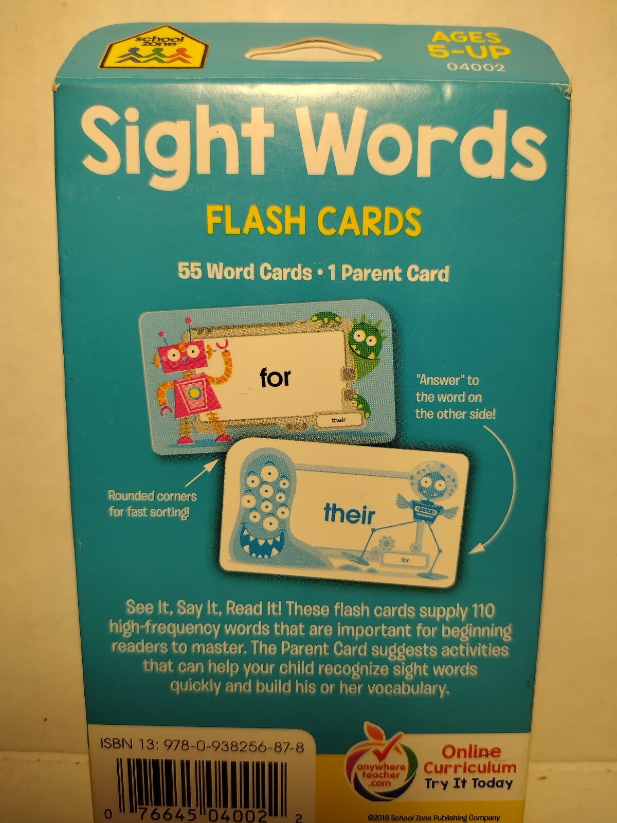 Alphabet Addition Sight Words Multiplication Flash Cards Deck Home School Lot