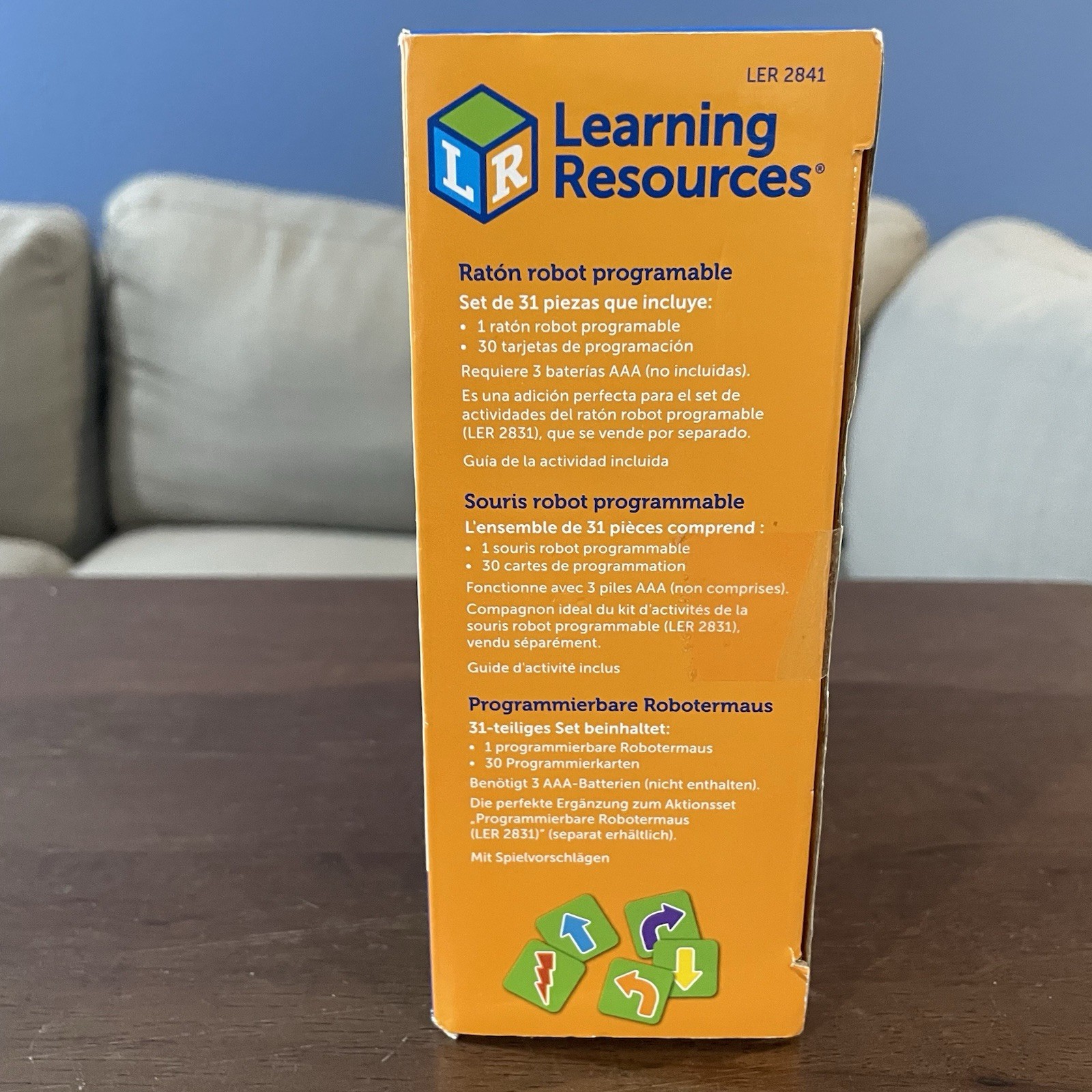 Learning Resources Code & Go Robot Mouse, Coding STEM Toy, 31 Piece Coding Set