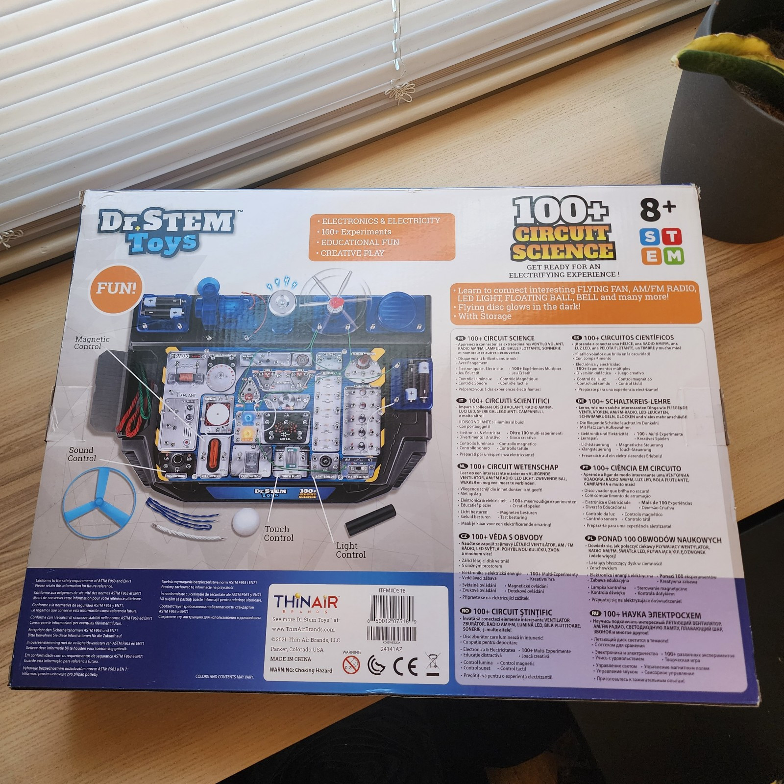 Dr. STEM Toys Circuit Science Kit, Includes Over 100 Electrical Experiments READ
