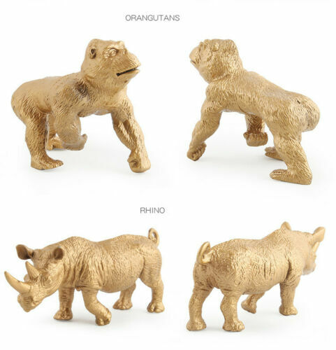 7 Pcs Lifelike Animals Toys Wild Zoo Plastic Jungle Realistic Model Figures Gift