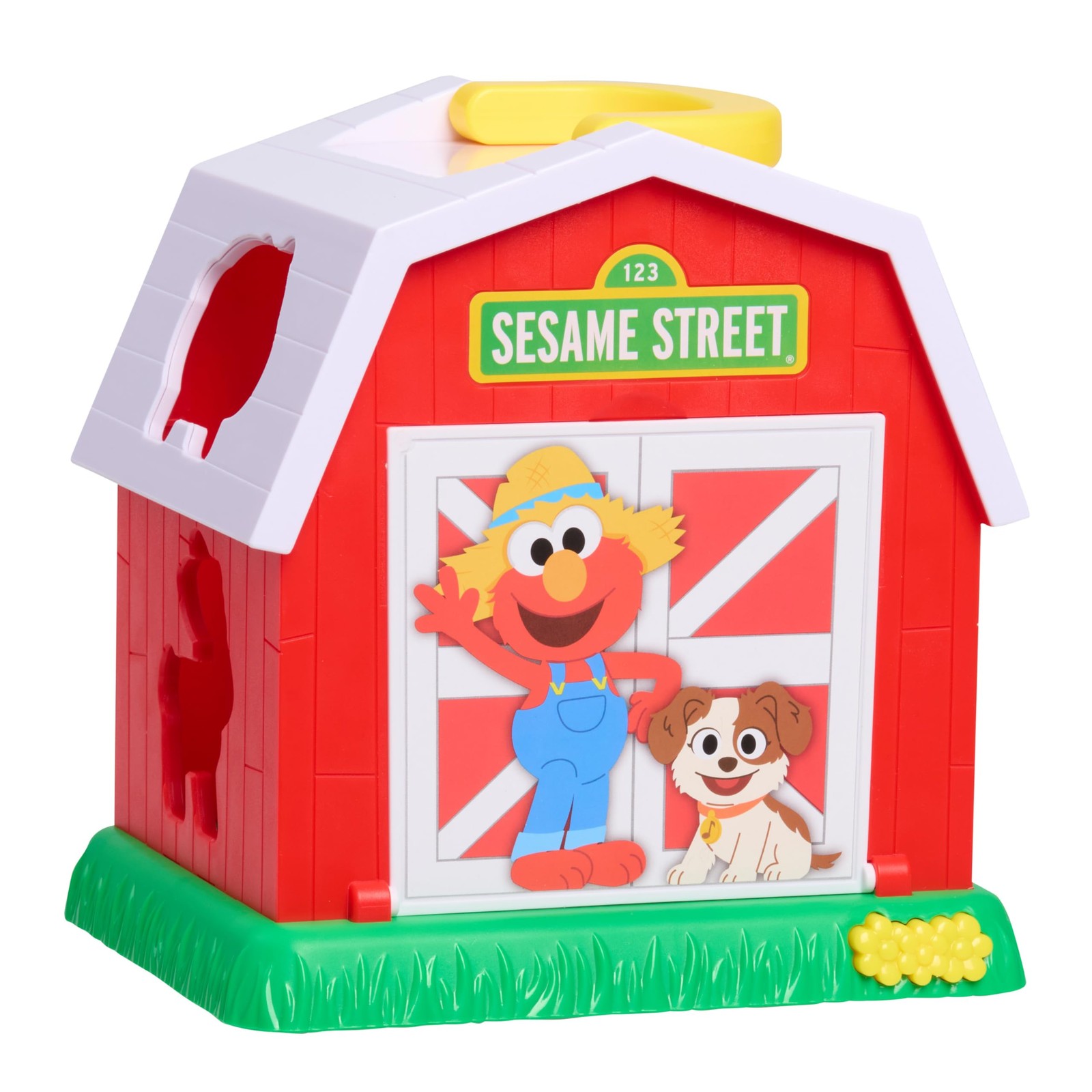 Sesame Street Elmo’s Learn & Sort Barn with Music and Small, Multi-color